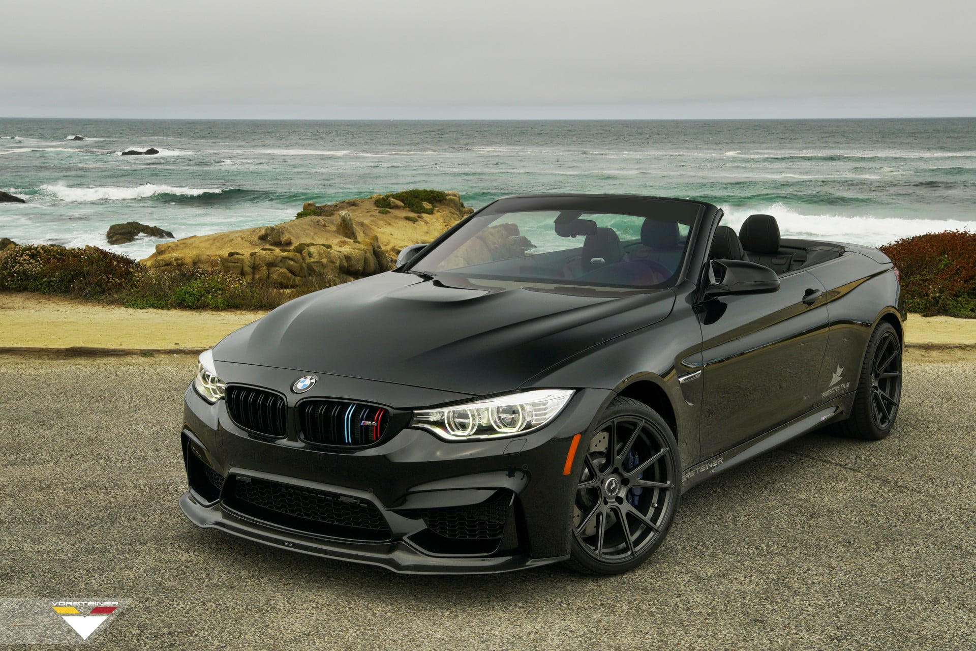 Custom Black Convertible BMW 4-Series - Photo by Vorstiner