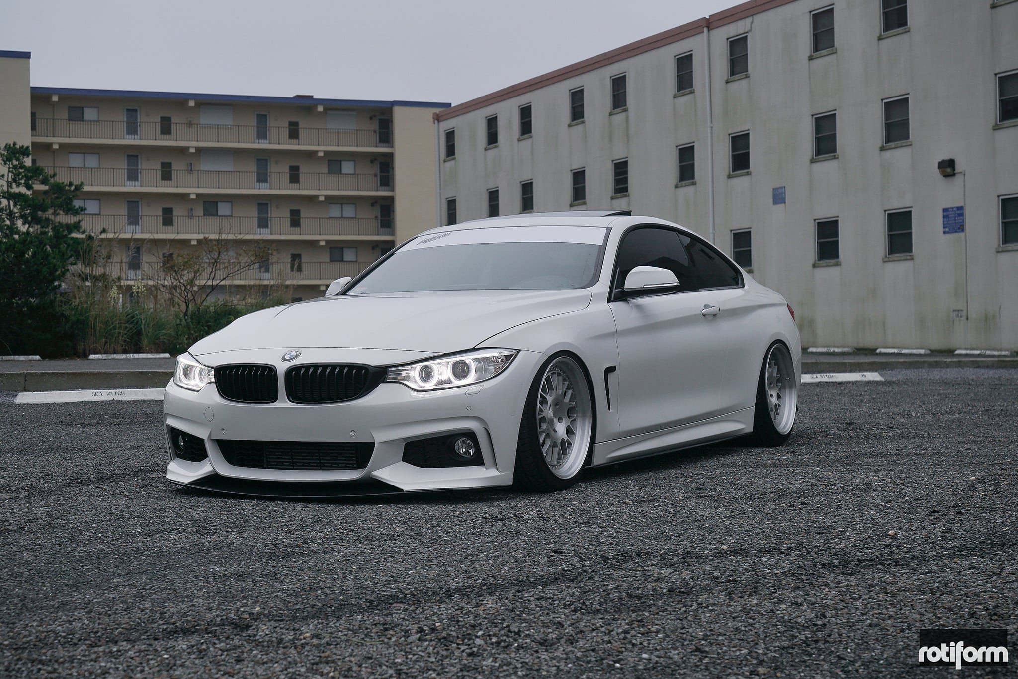 Stanced BMW M4 Coupe at H2Oi - Photo by Rotiform