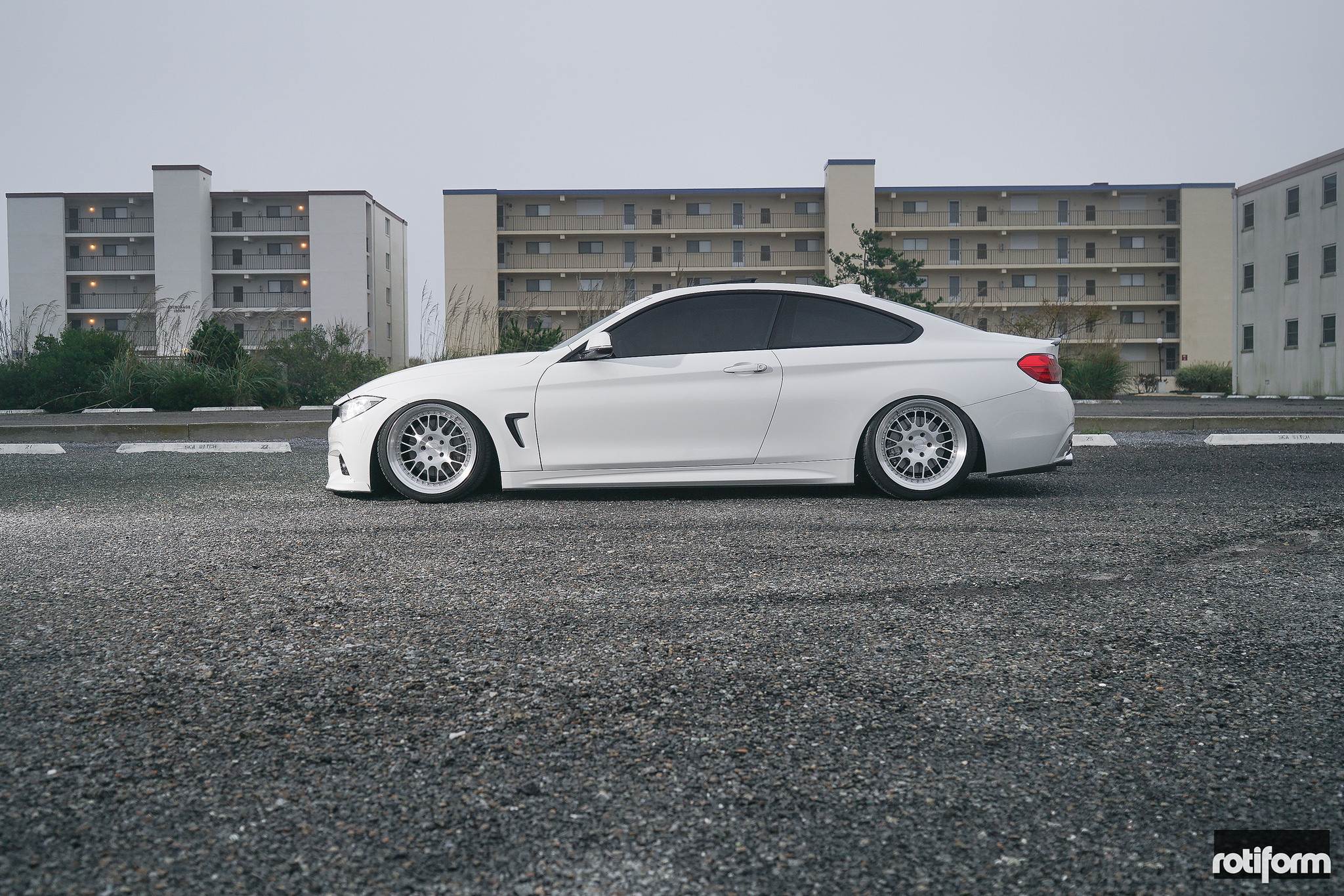Lowered BMW M4 Coupe - Photo by Rotiform
