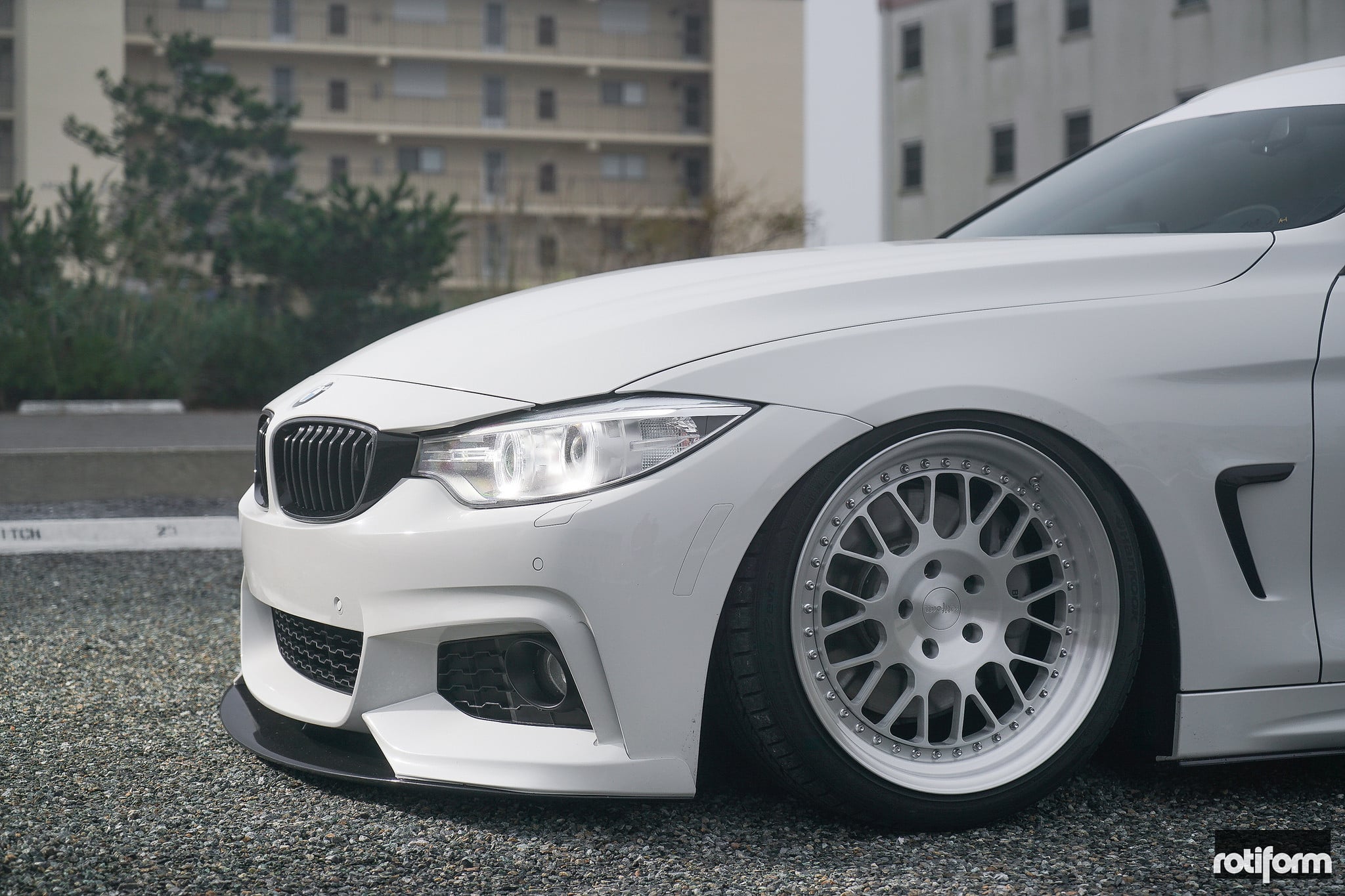 Bmw M4 Coupe Black bumper Lip - Photo by Rotiform