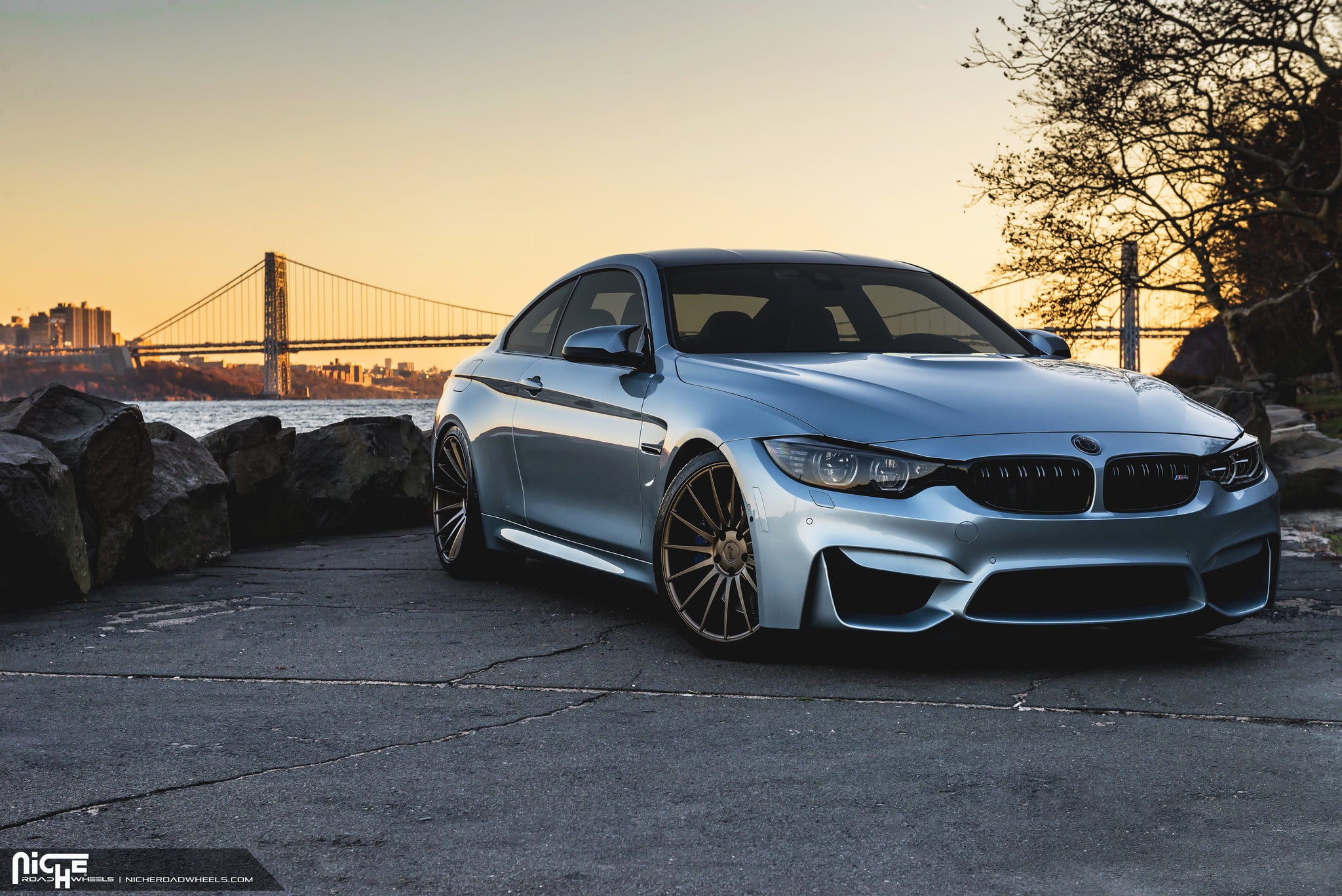 Gorgeous BMW M4 with Bronze Niche Wheels - Photo by Niche