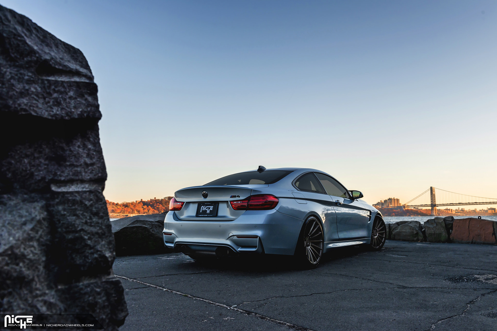 BMW M4 Coupe Rear View - Photo by Niche
