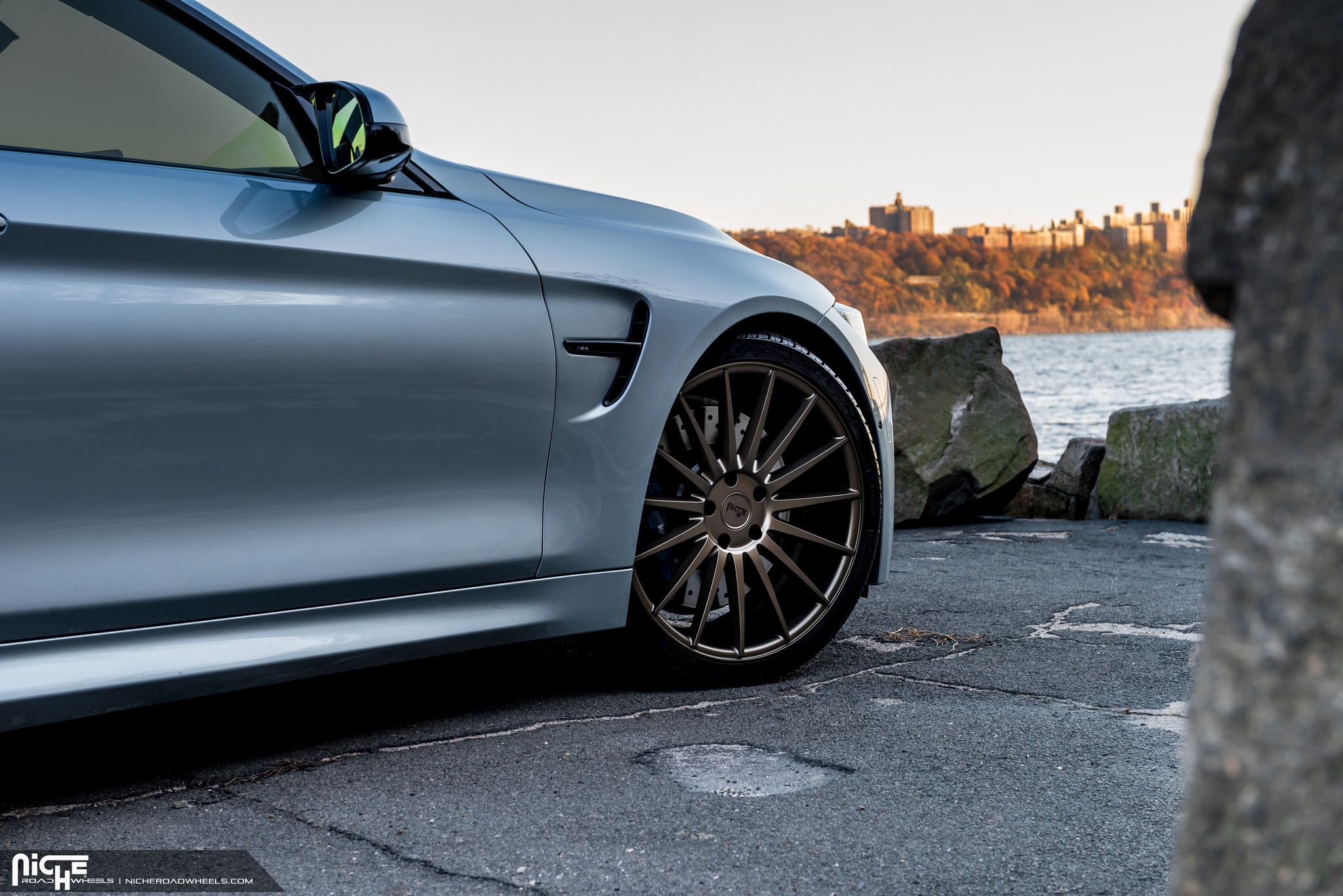 Bronze Niche Form Wheels on BMW M4 - Photo by Niche