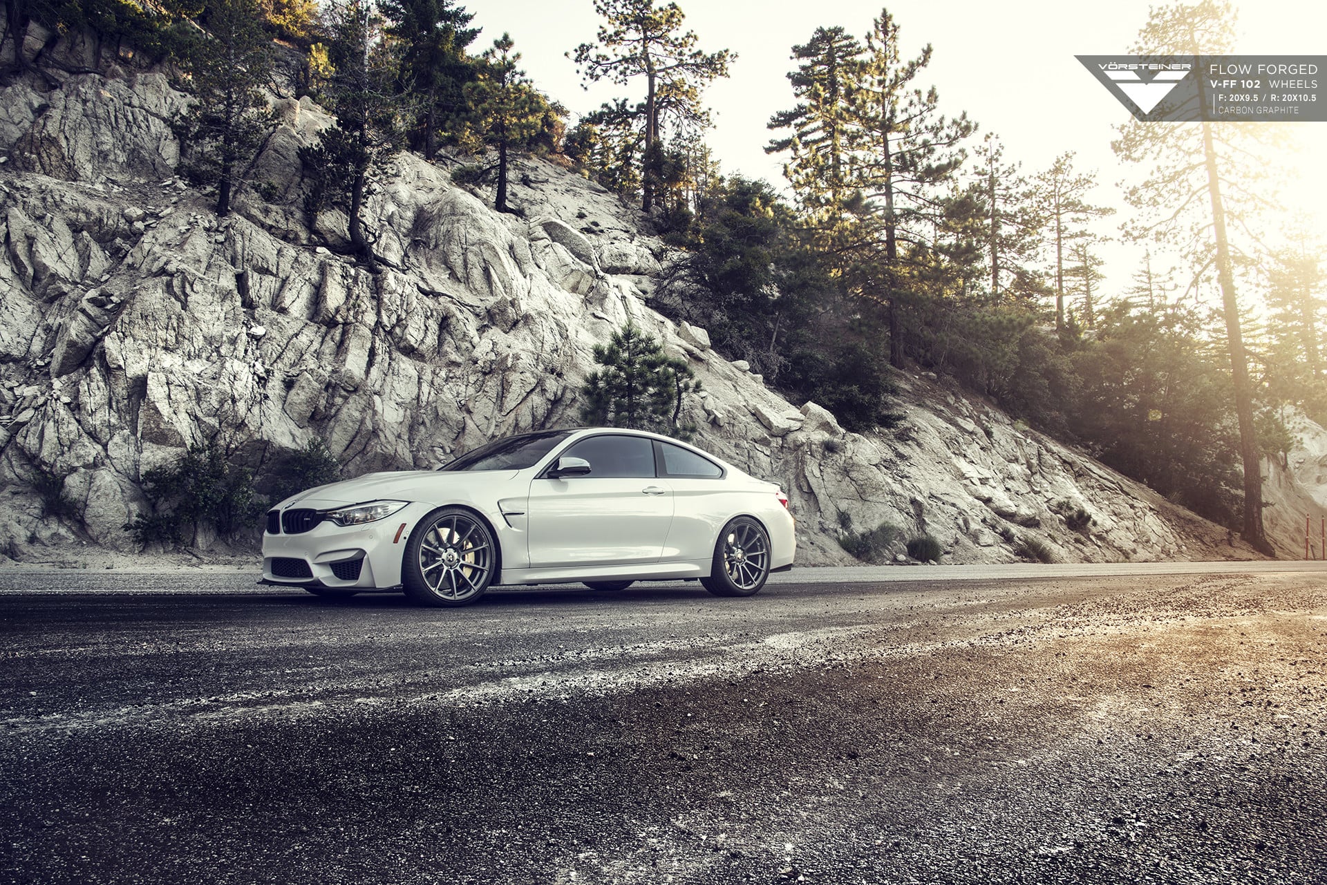 V-FF 102 Vorsteiner Rims on White BMW 4-Series - Photo by Vorstiner