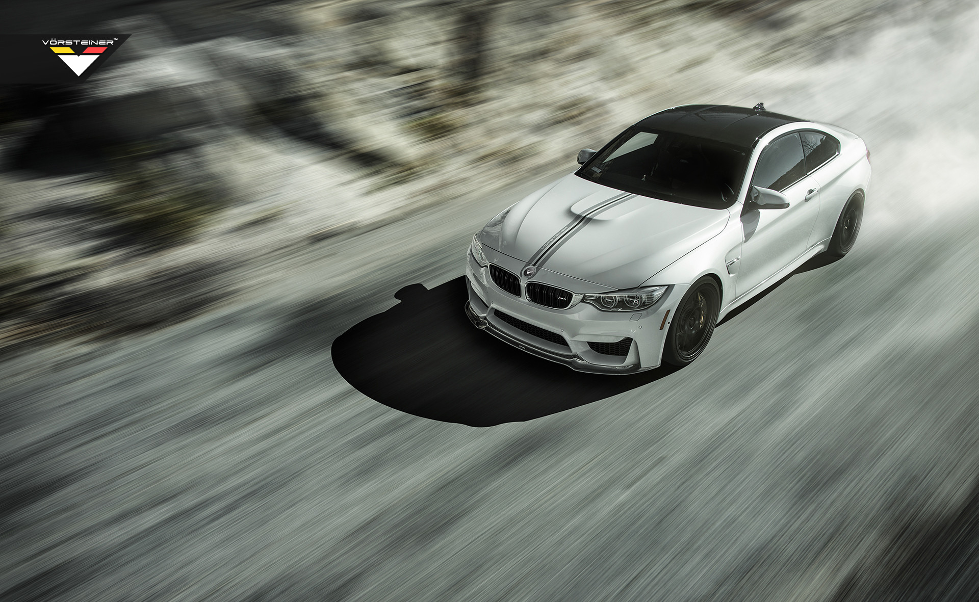 Aftermarket Headlights on White BMW 4-Series - Photo by Vorstiner