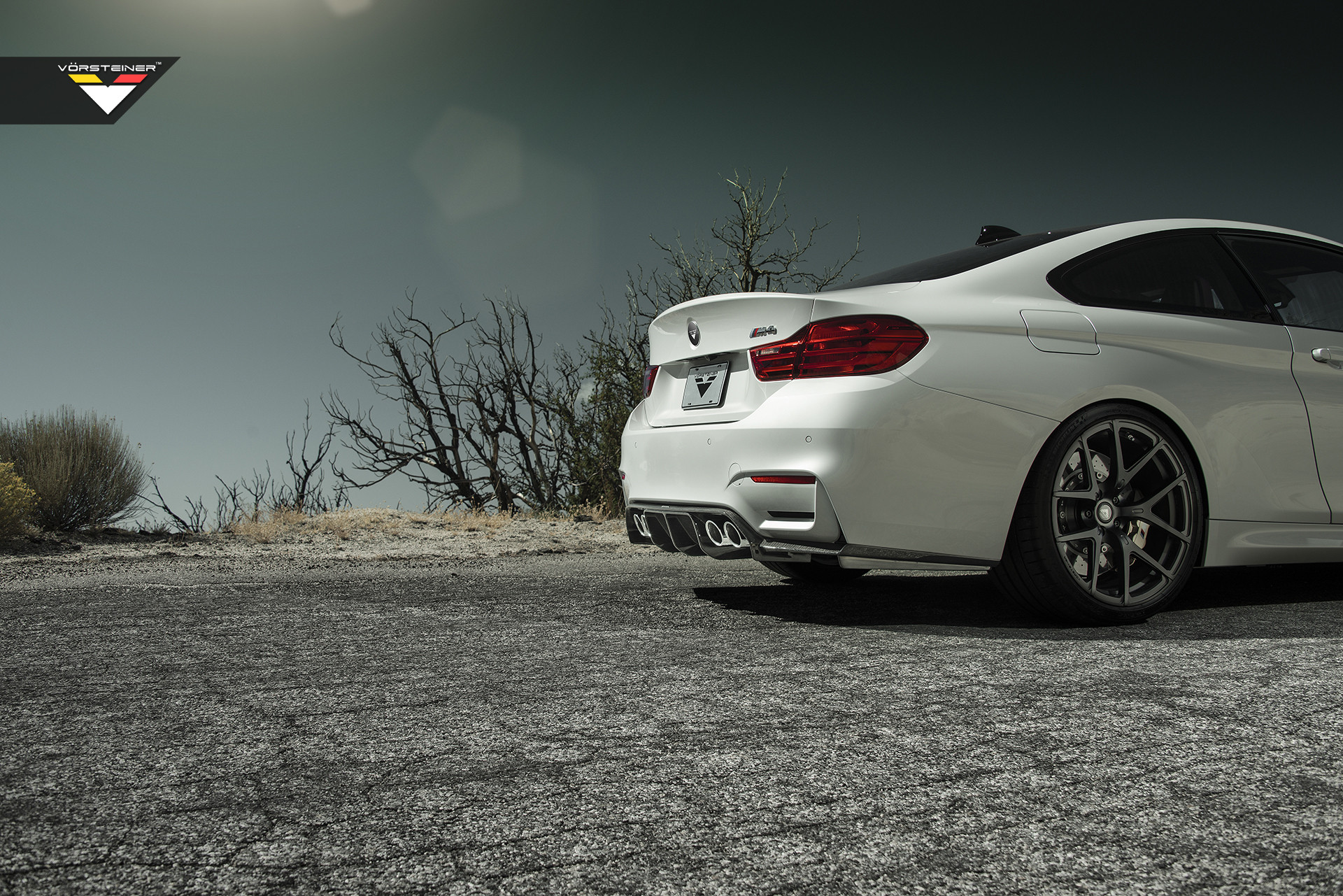 Custom White BMW 4-Series on Michelin Tires - Photo by Vorstiner