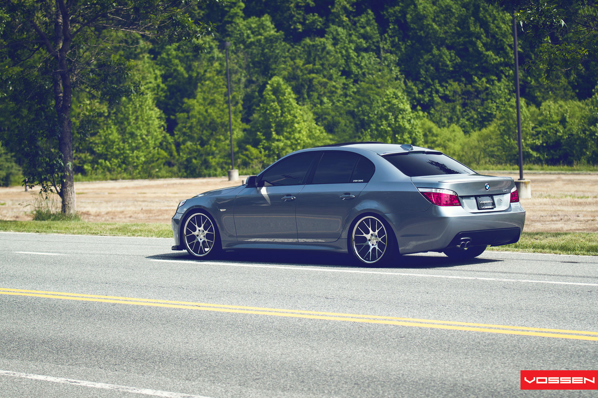 Custom Rear Bumper on BMW 5-Series - Photo by Vossen