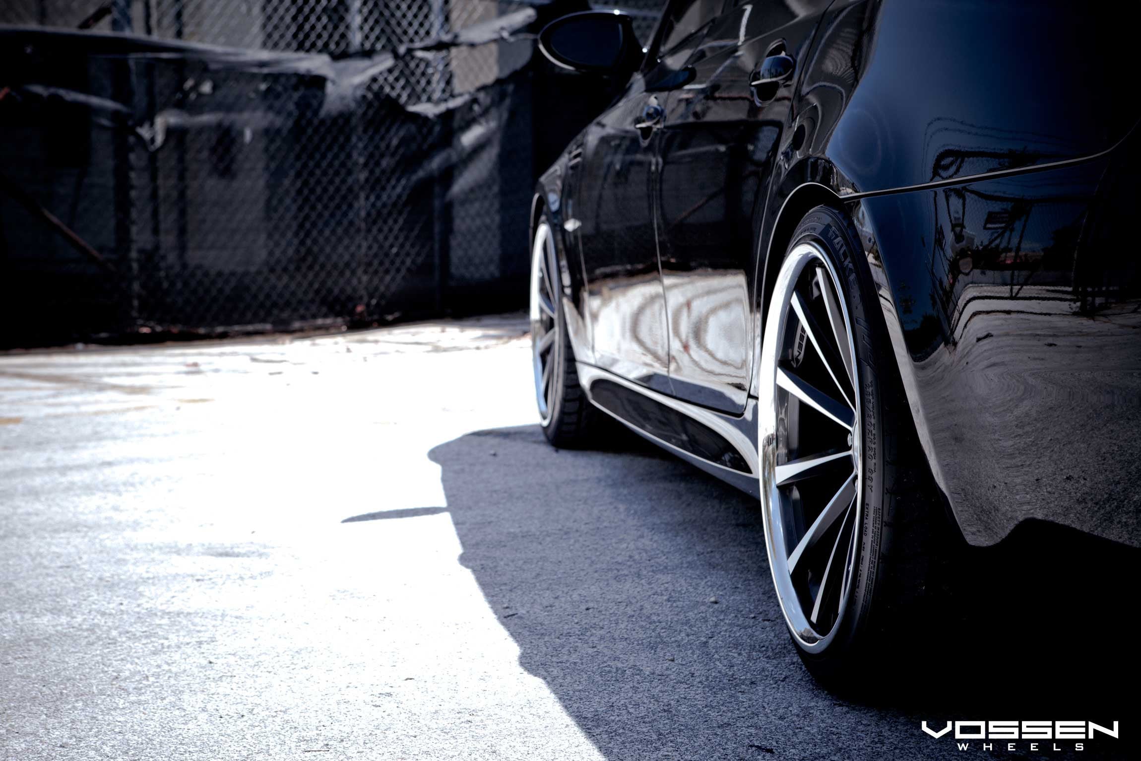 Vossen Wheels on Custom Black BMW 5-Series - Photo by Vossen