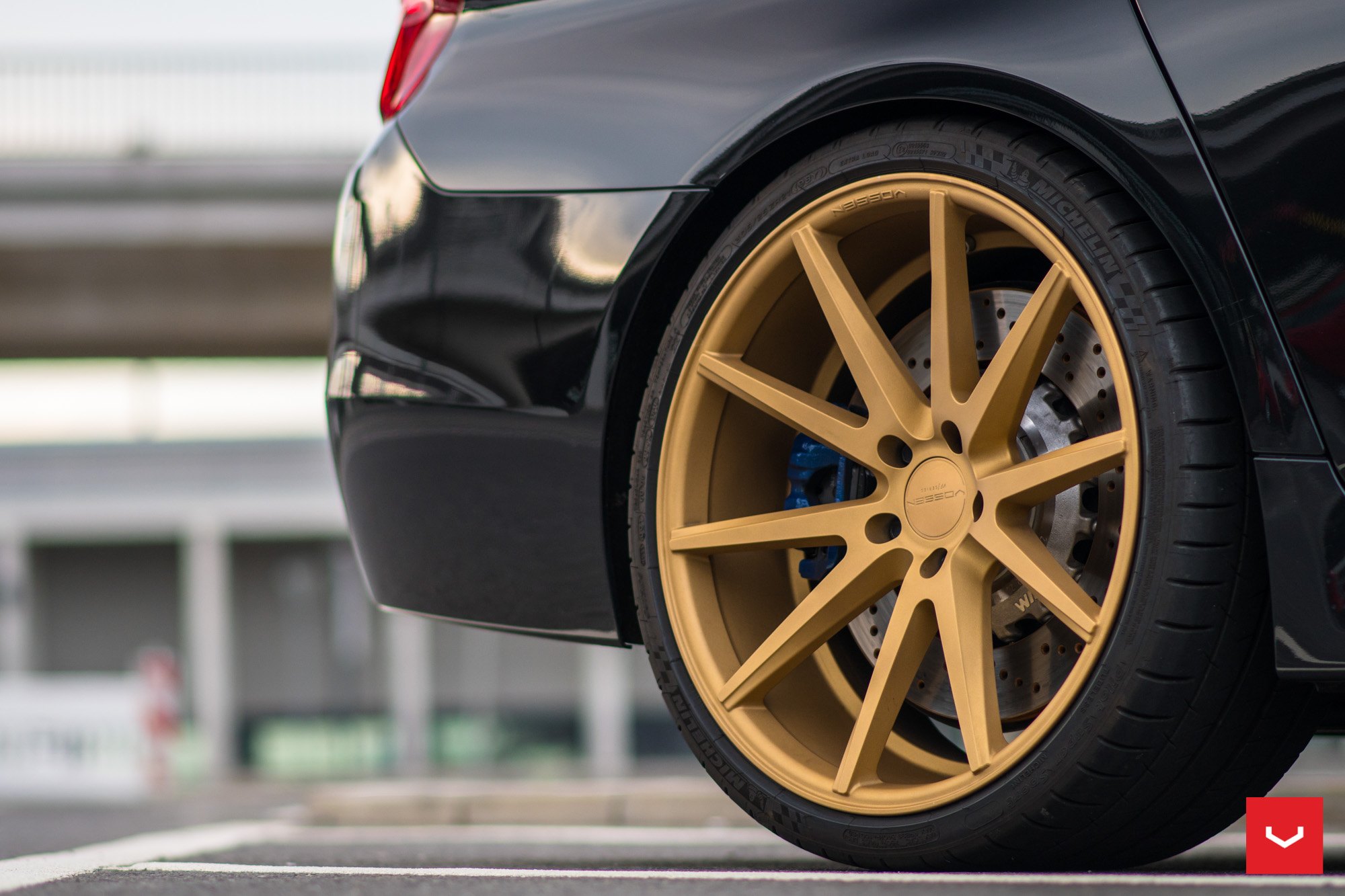 BMW m5 Gold Wheels