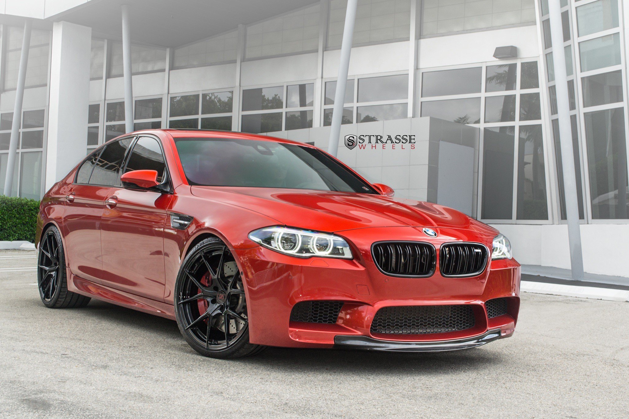 BMW f30 Red Matte