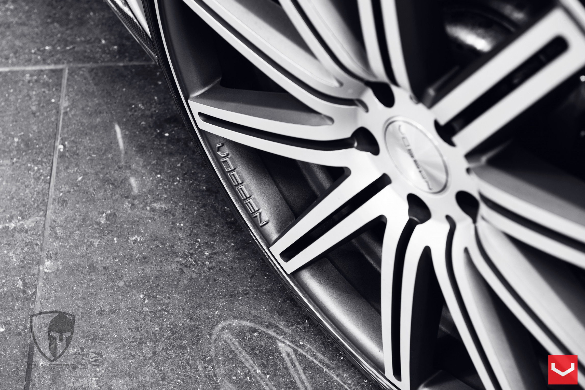 White BMW 6-Series with Custom Chrome Vossen CV Rims - Photo by Vossen