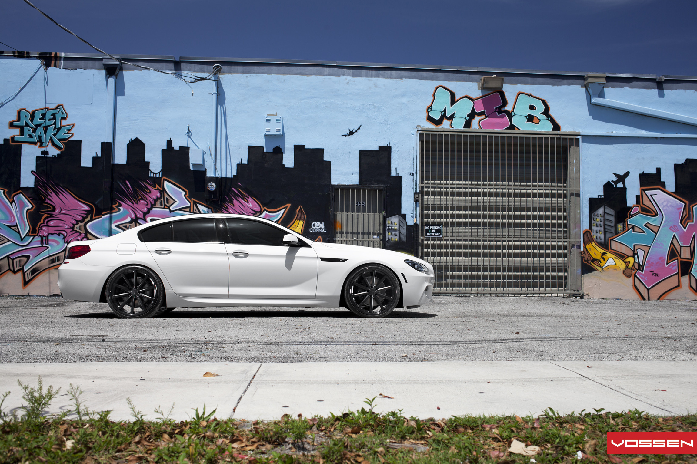 White BMW 6-Series on Vossen Wheels - Photo by Vossen
