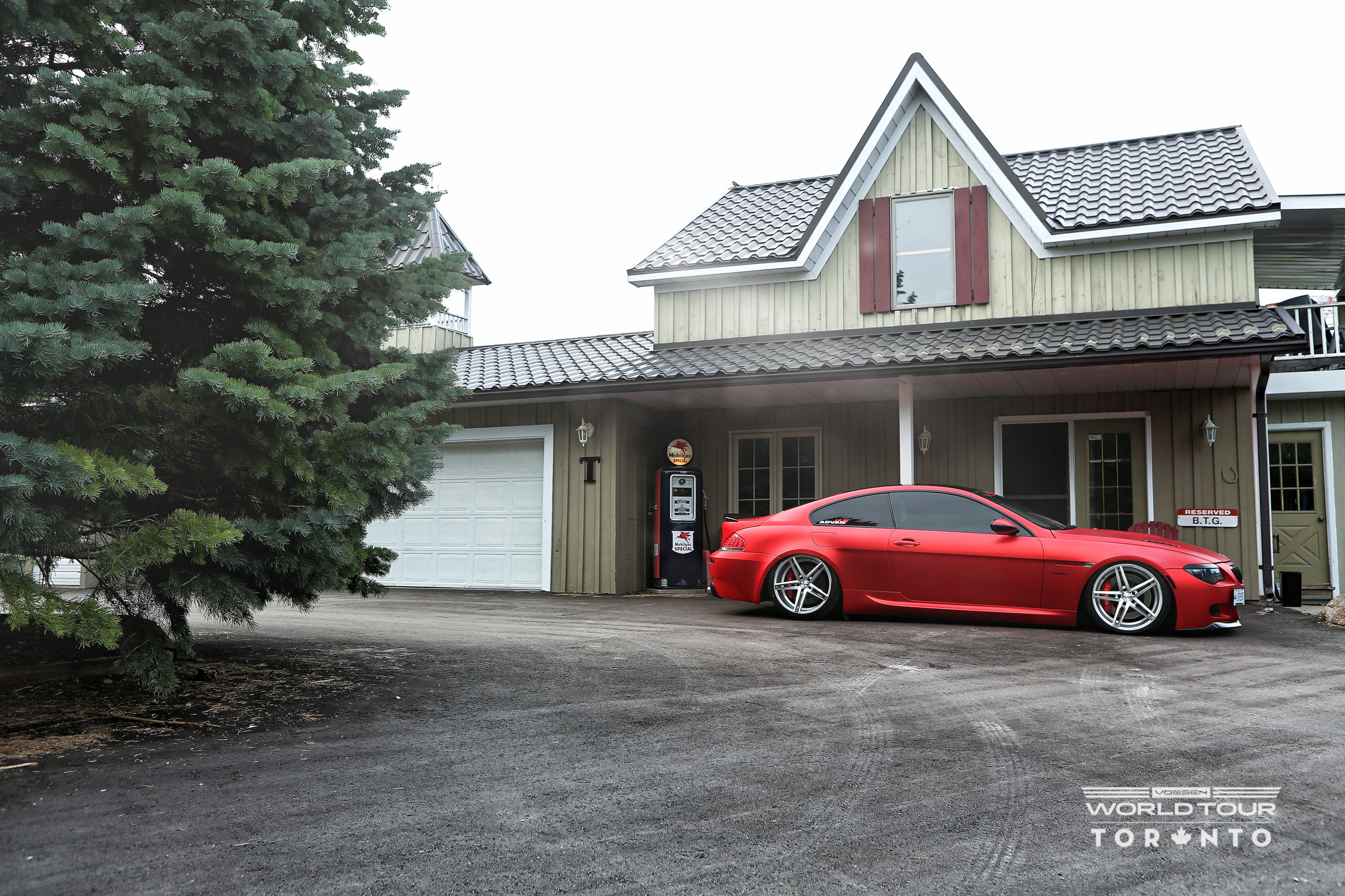 Vossen CV5 Rims on Red Matte BMW 6-Series - Photo by Vossen