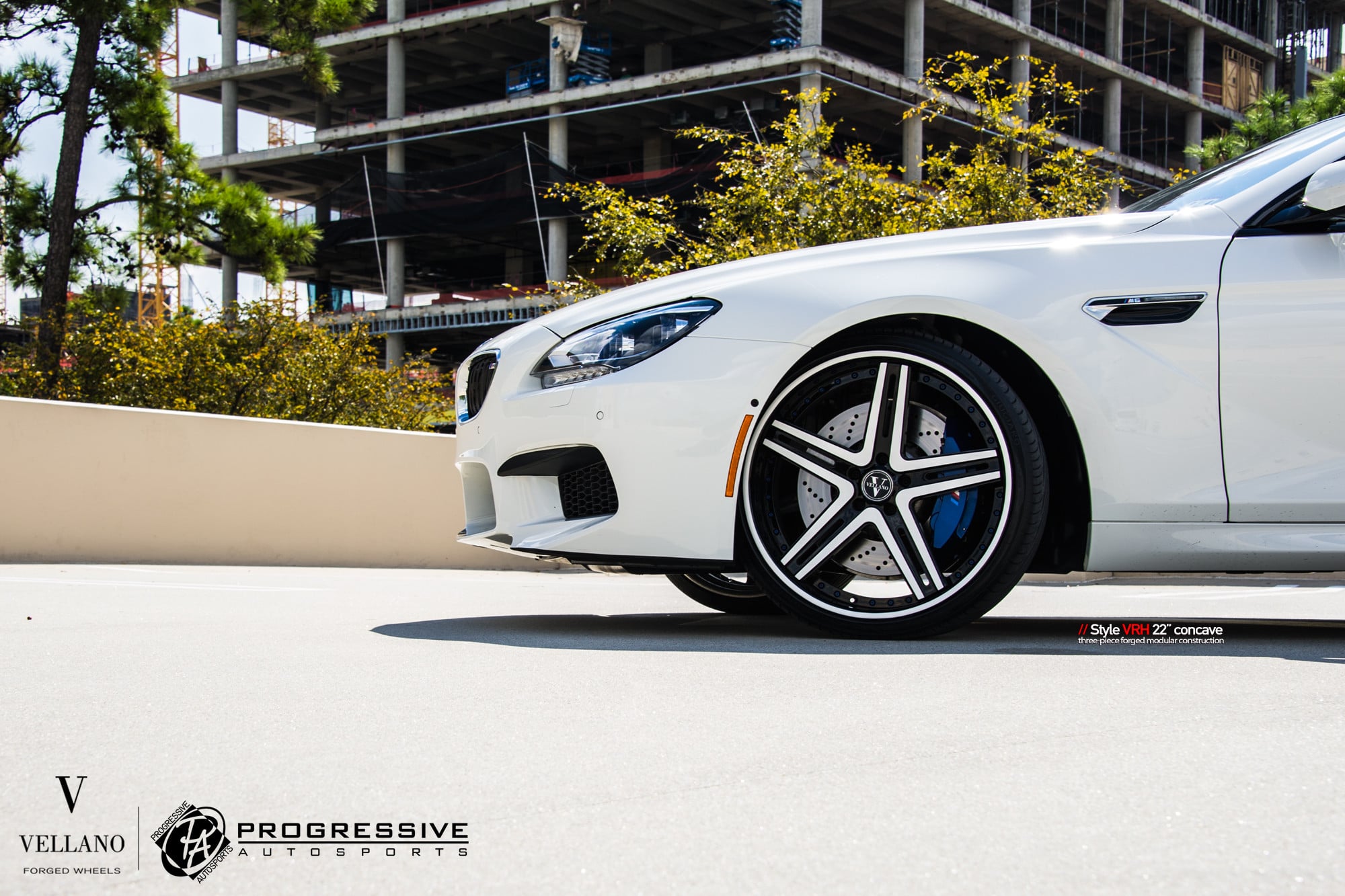 Vellano Wheels on White BMW 6-Series - Photo by Vellano