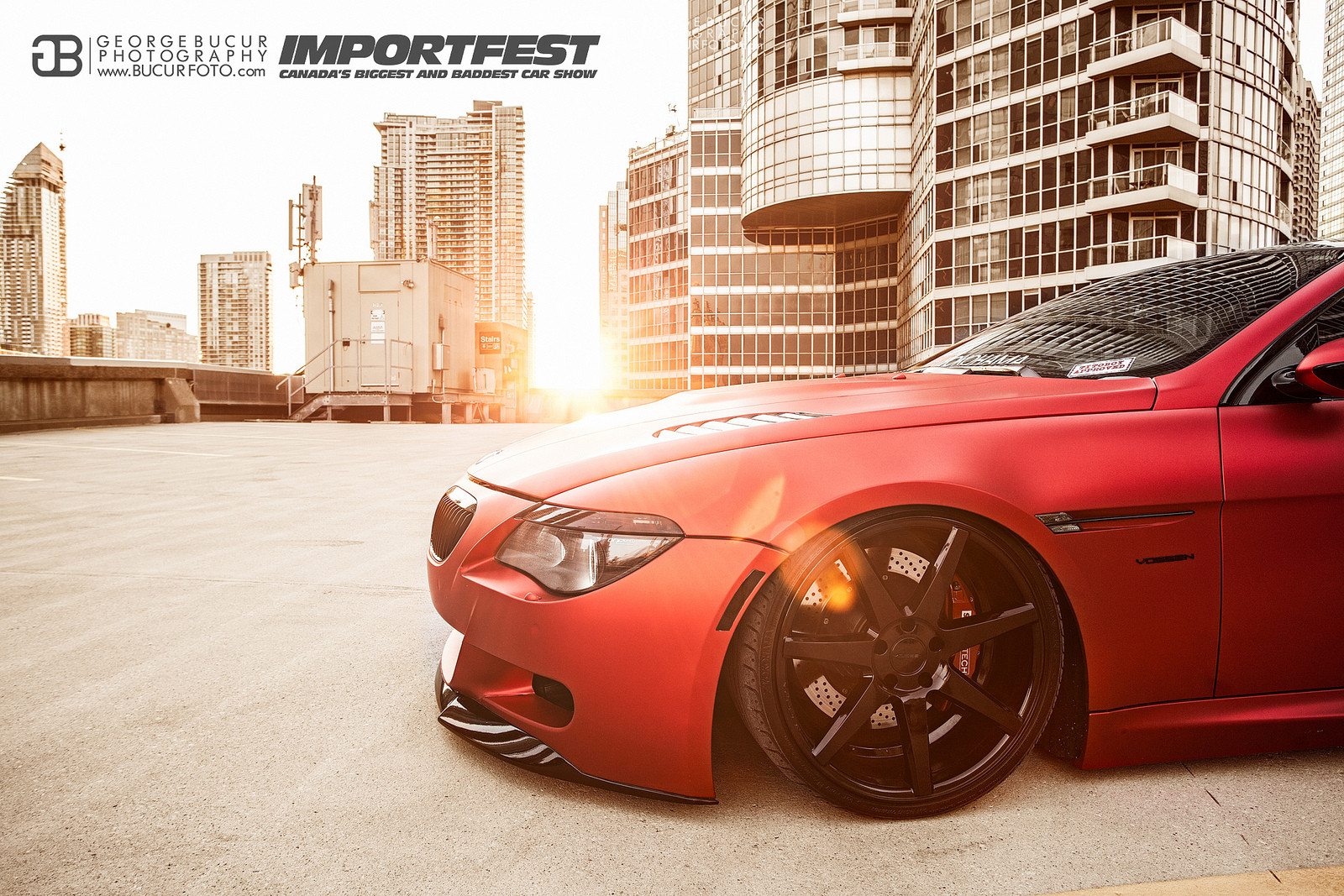 ONEighty NYC Headlights on Red Matte BMW 6-Series - Photo by ONEighty NYC