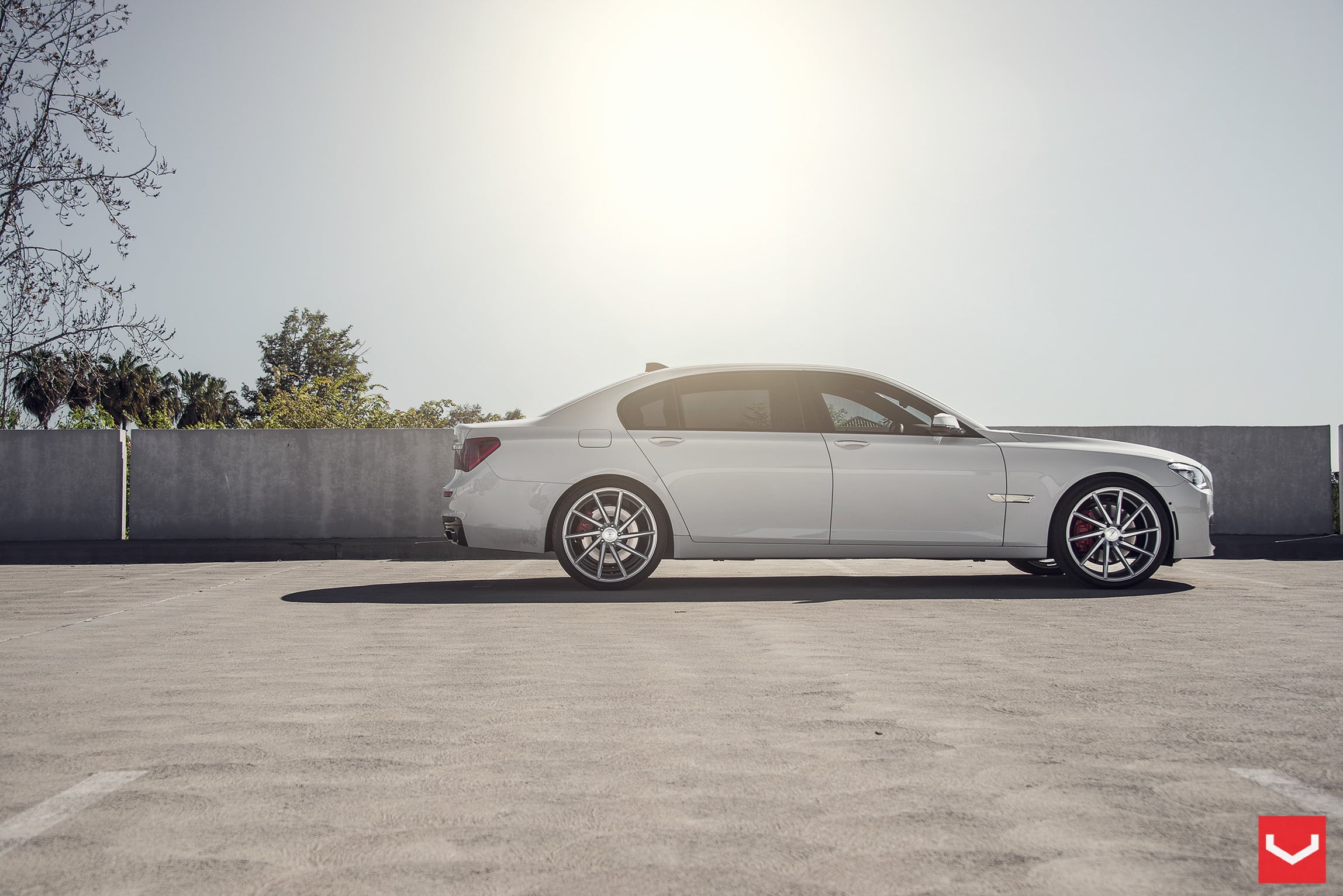 White BMW 7-Series with CVT Series Vossen Wheels - Photo by Vossen