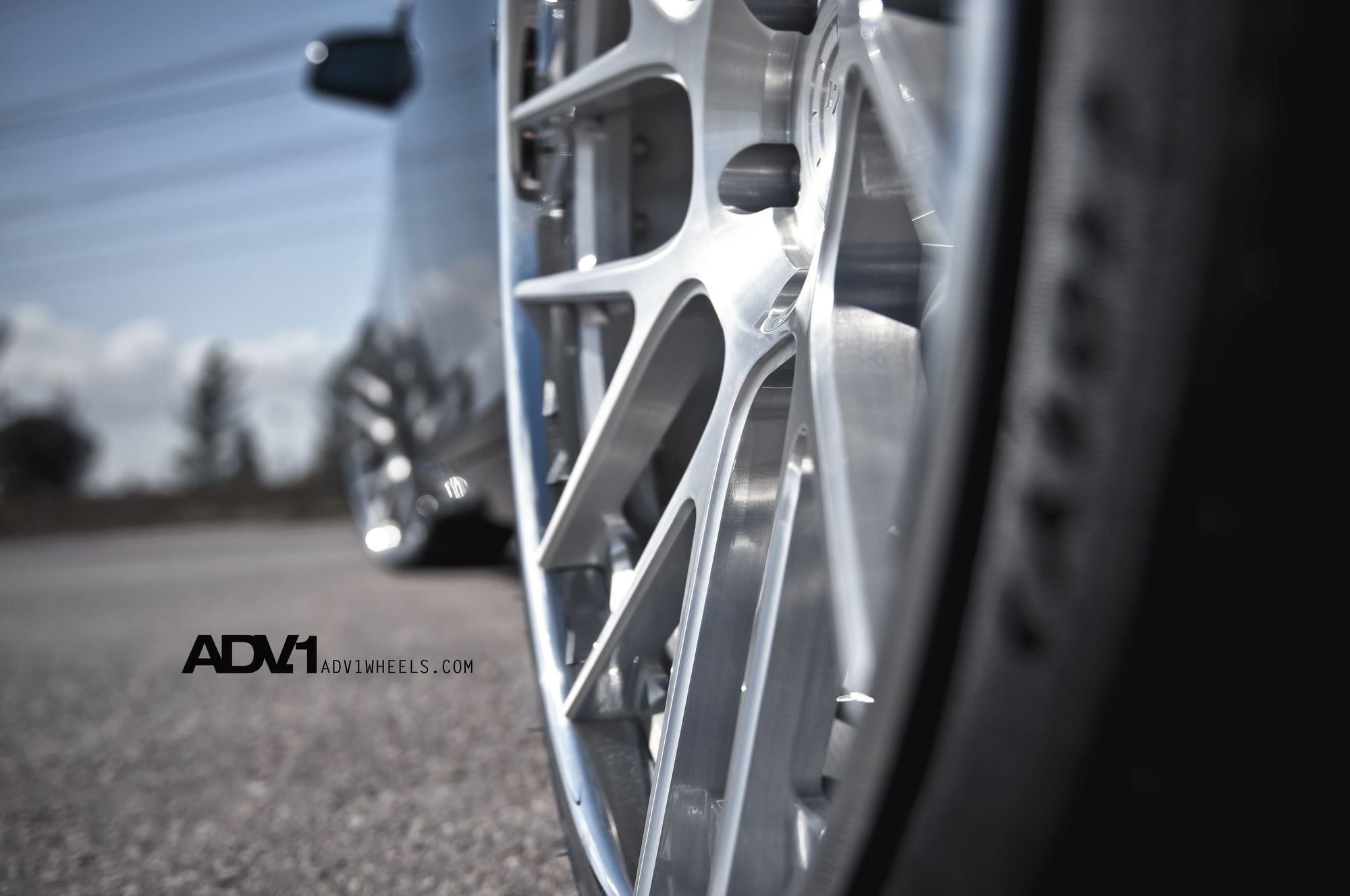 Gloss Black BMW 7-Series with Polished ADV1 Wheels - Photo by ADV.1