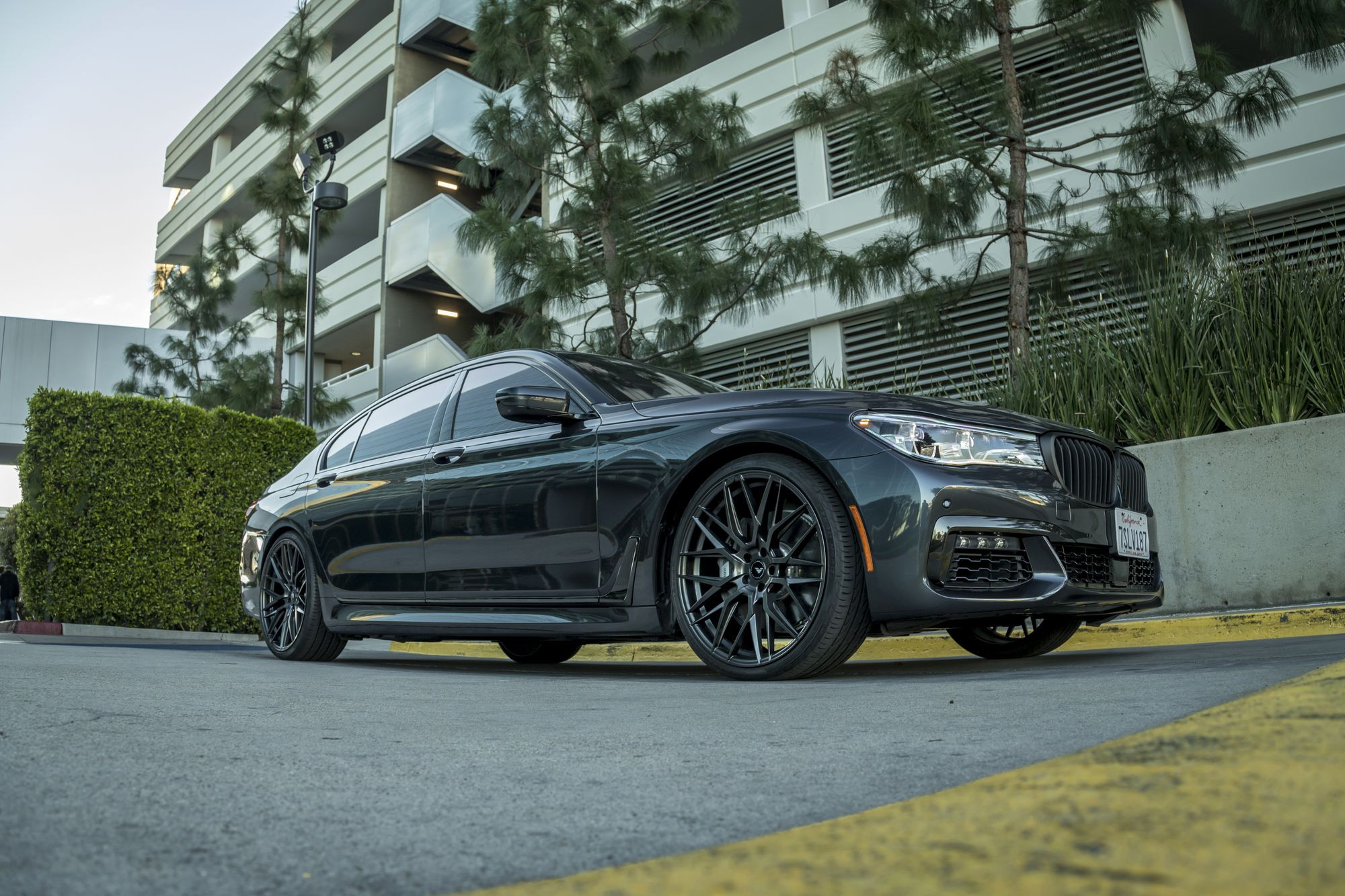 Pirelli Tires on Custom Black BMW 7-Series - Photo by Vorstiner