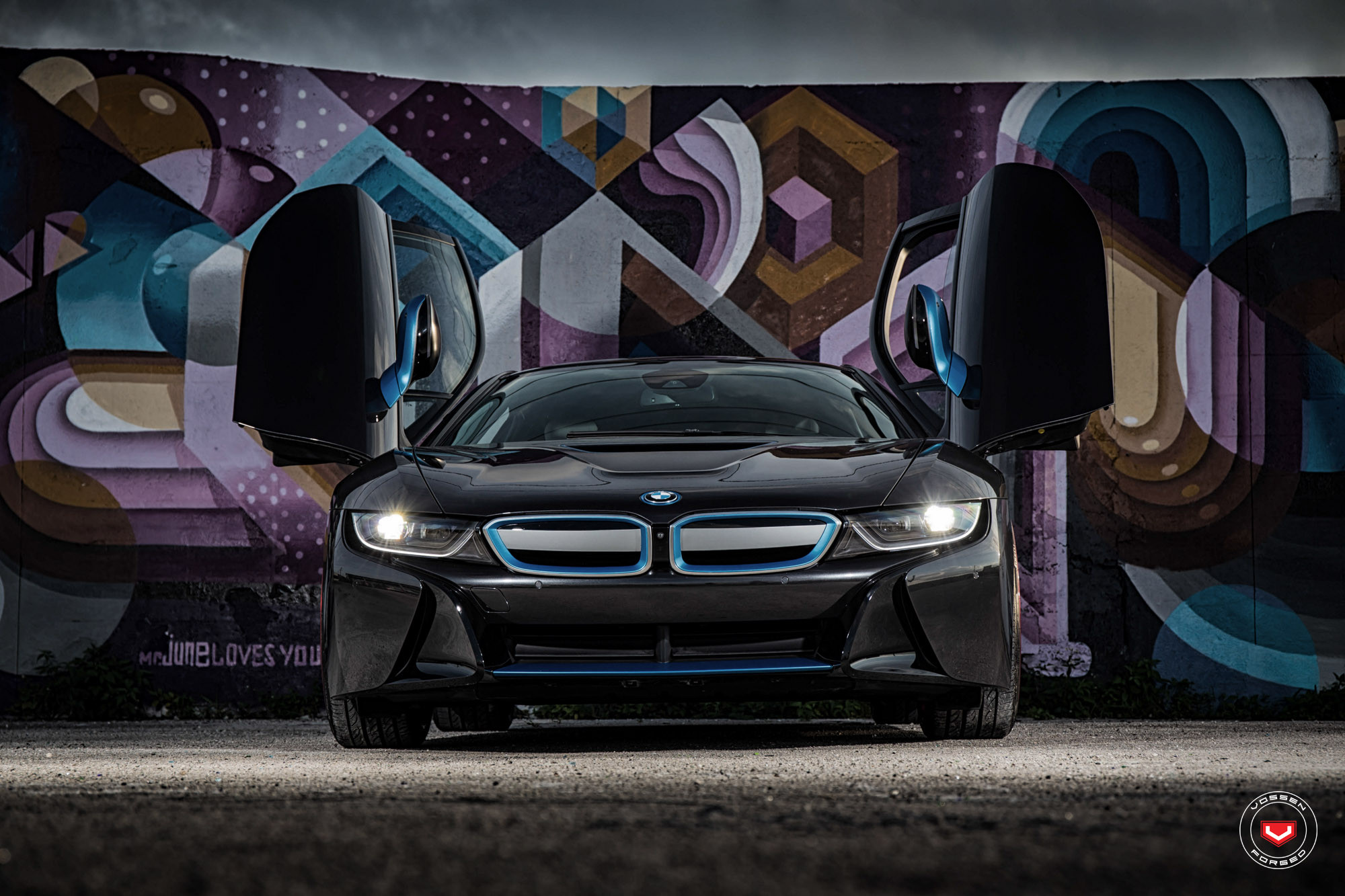 BMW i8 Kidney Grilles - Photo by Vossen