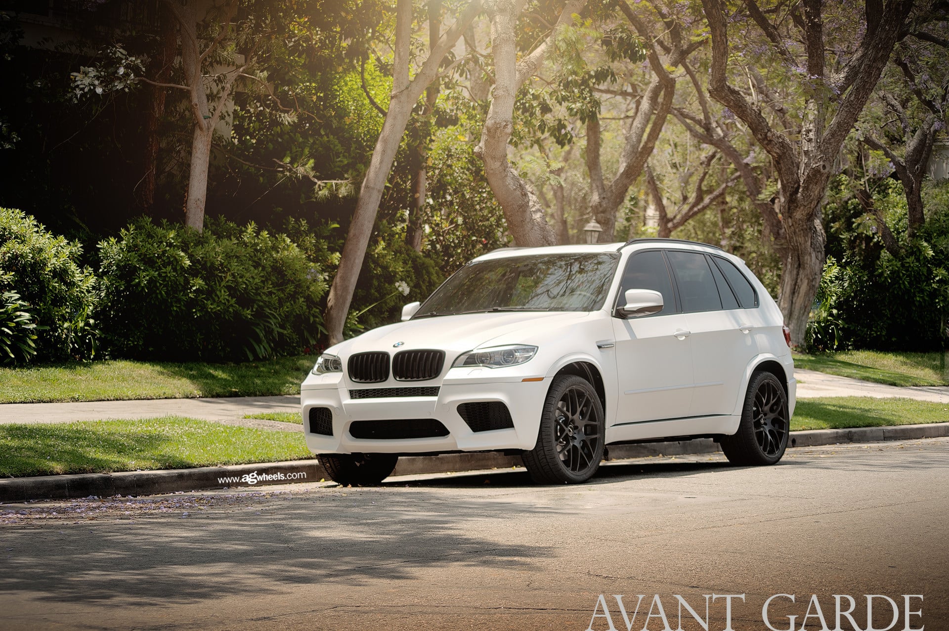 Custom White Lifted BMW X5 - Photo by Avant Garde Wheels