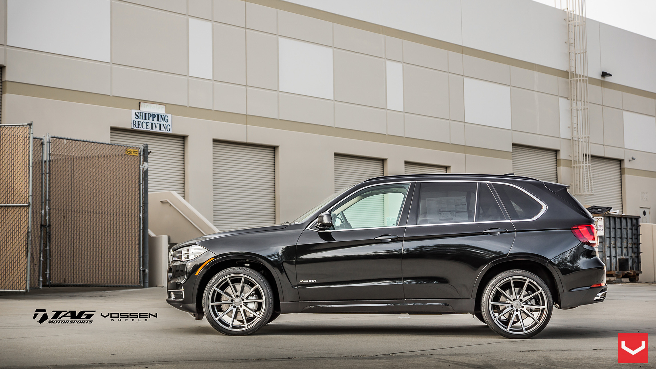 Gunmetal VFS Vossen Rims on Black BMW X5 - Photo by Vossen