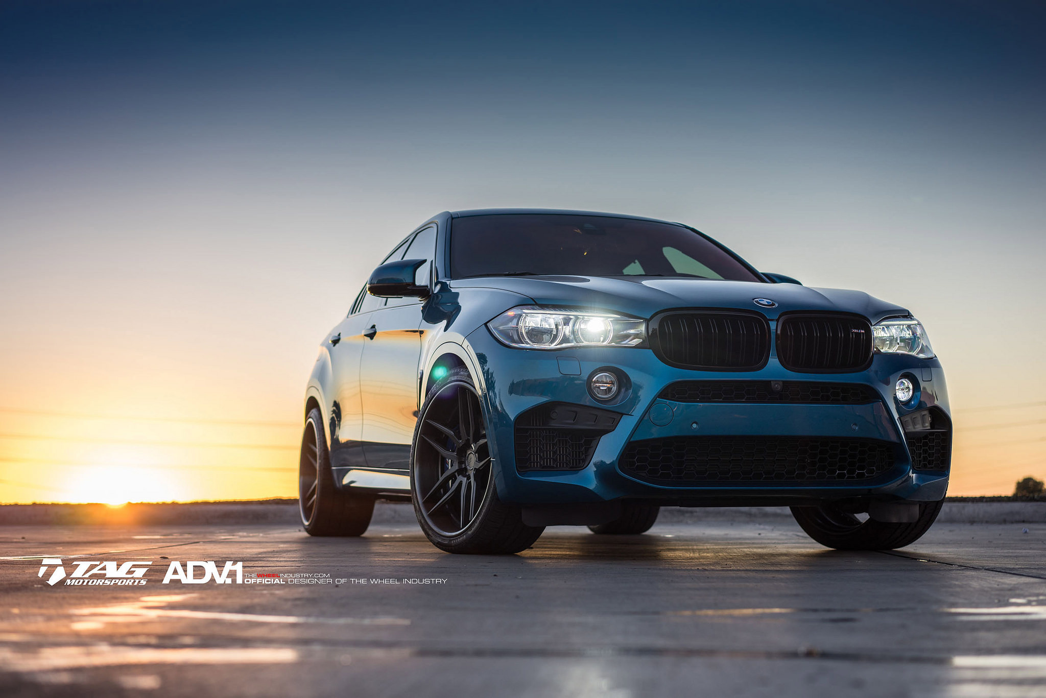Beautiful BMW X6M Sitting on Deep Concave Wheels - Photo by ADV.1