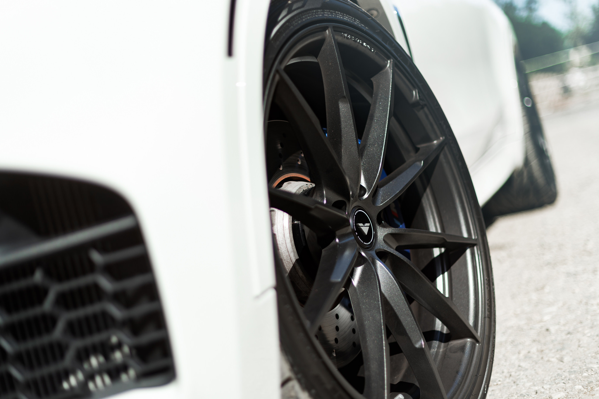 White BMW X6 with Vorsteiner Wheels - Photo by Vorsteiner