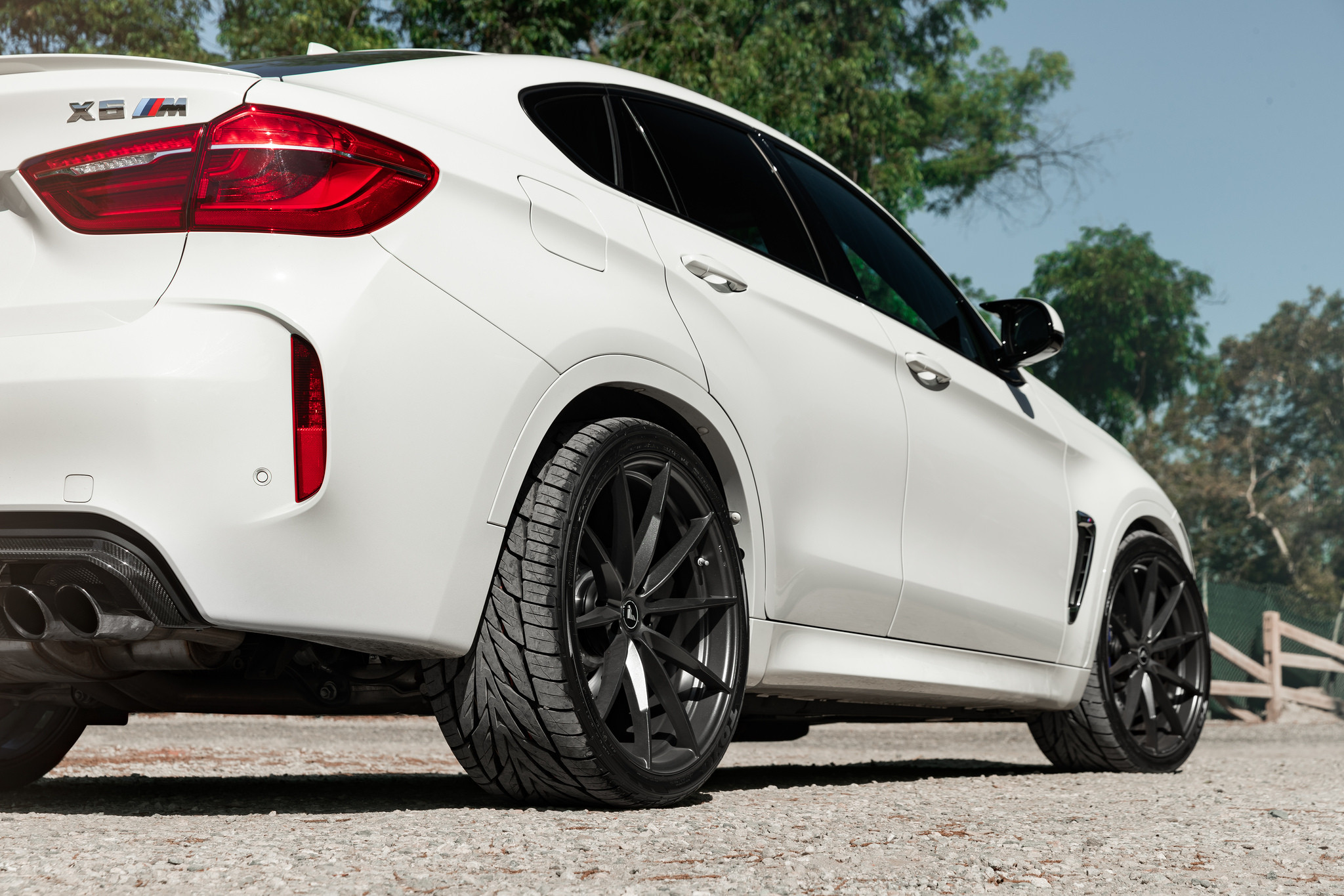 Toyo Tires on Custom White BMW X6 - Photo by Vorsteiner