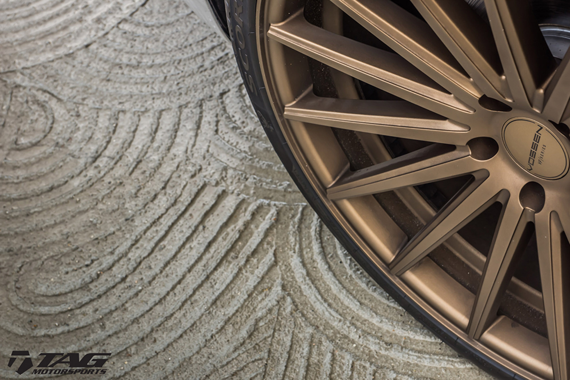 Vossen VFS2 Satin Bronze Rims - Photo by Vossen