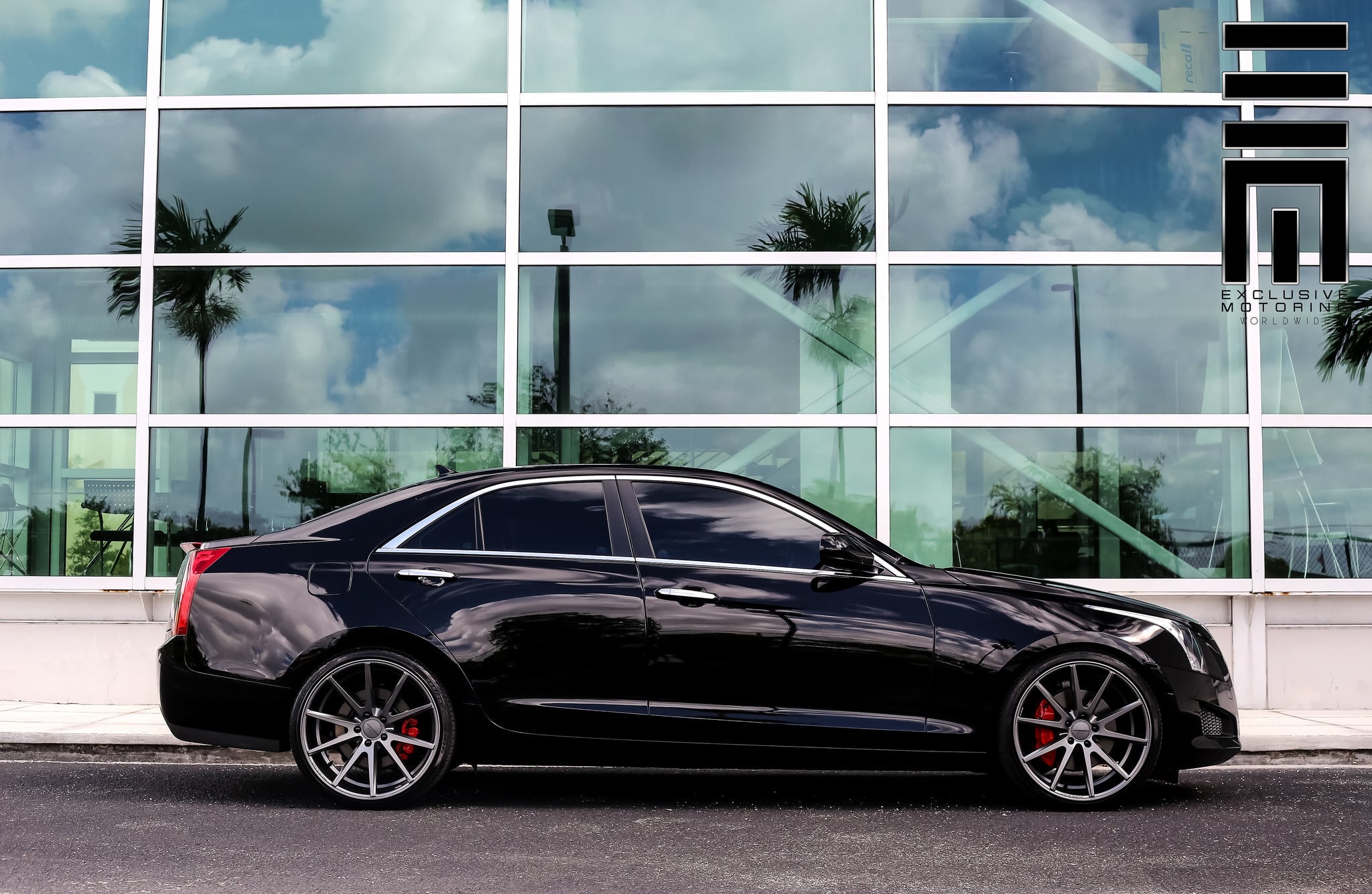 Platinum Black Cadillac ATS Side View - Photo by Exclusive Motoring