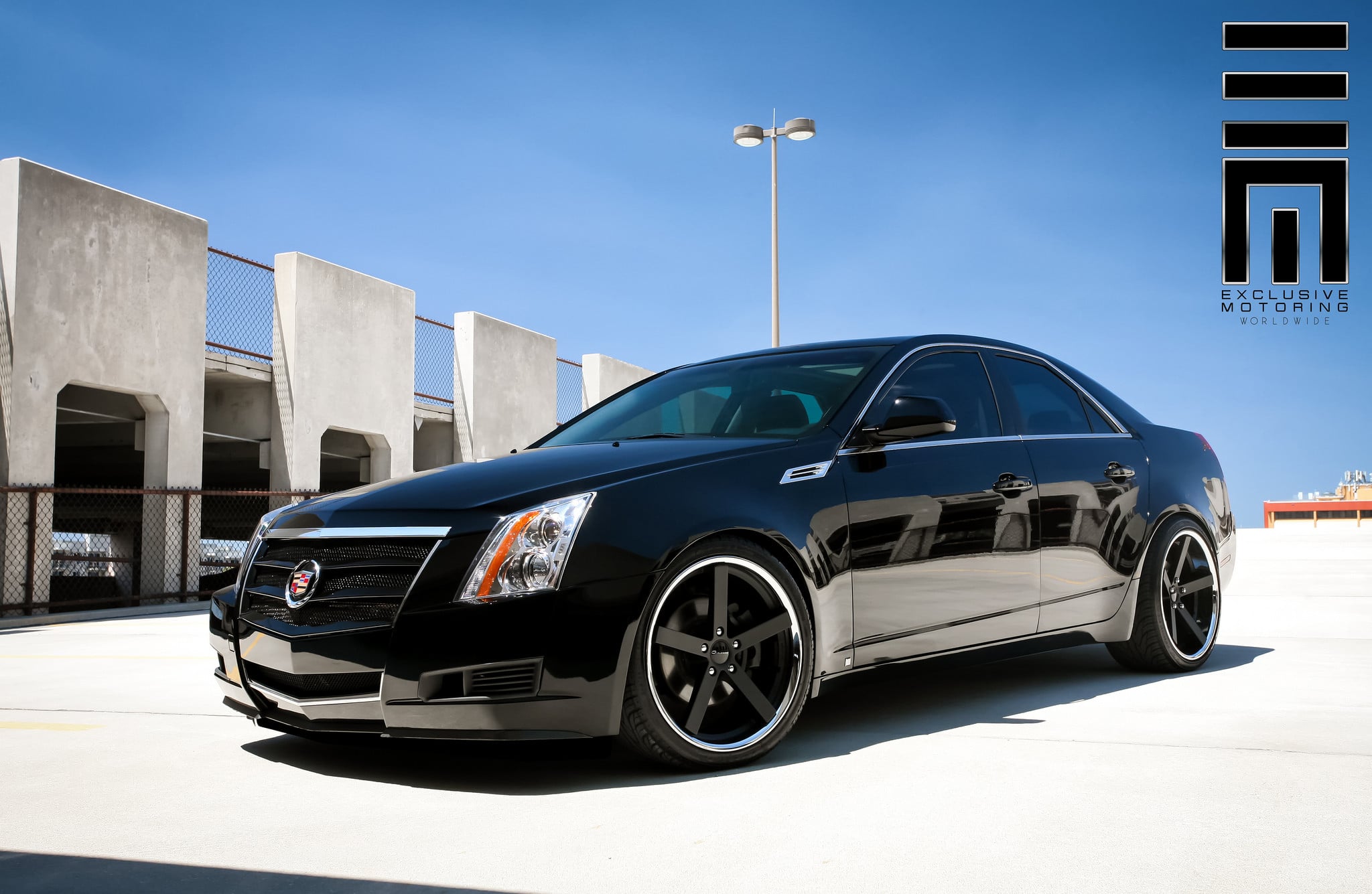 Cadillac CTS on Wheels With Deep Concave - Photo by Exclusive Motoring