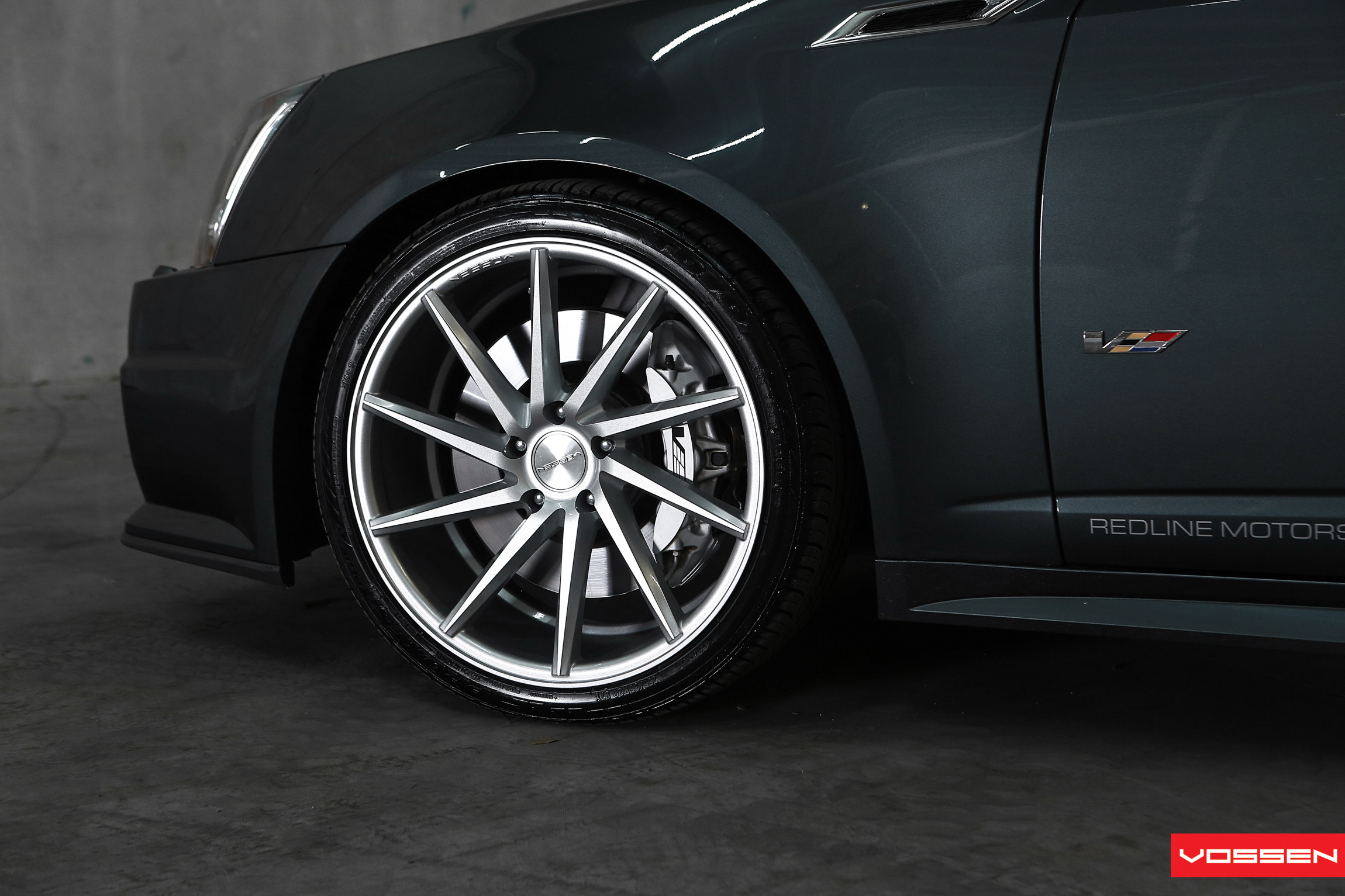 Cadillac CTS with Custom Vossen Wheels - Photo by Vossen