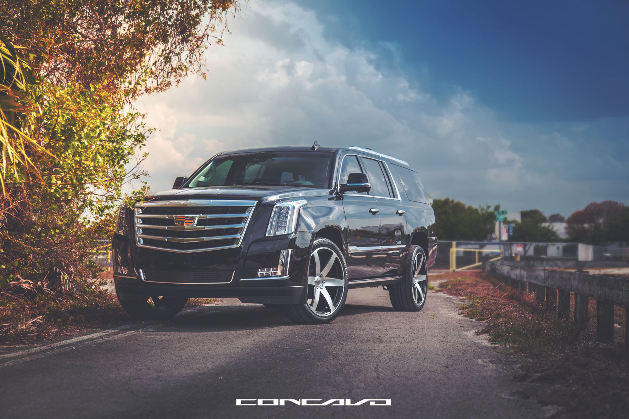 Cadillac Escalade ESV on Concavo Custom Rims - Photo by Concavo
