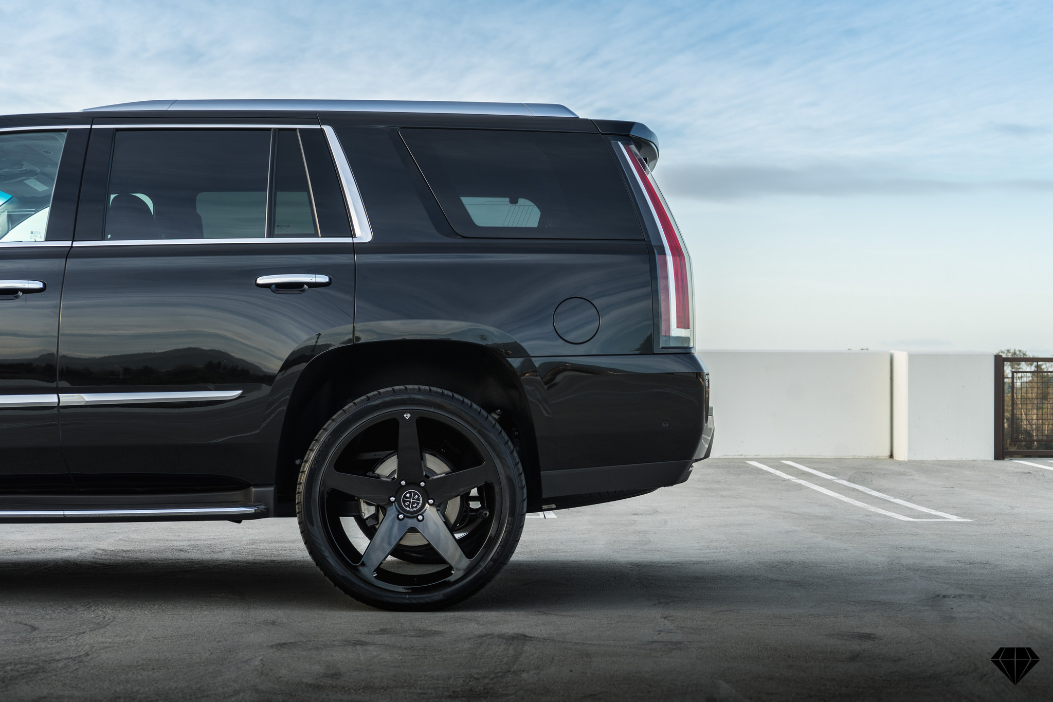 Toyo Proxes Tires on Black Cadillac Escalade - Photo by Blaque Diamond Wheels