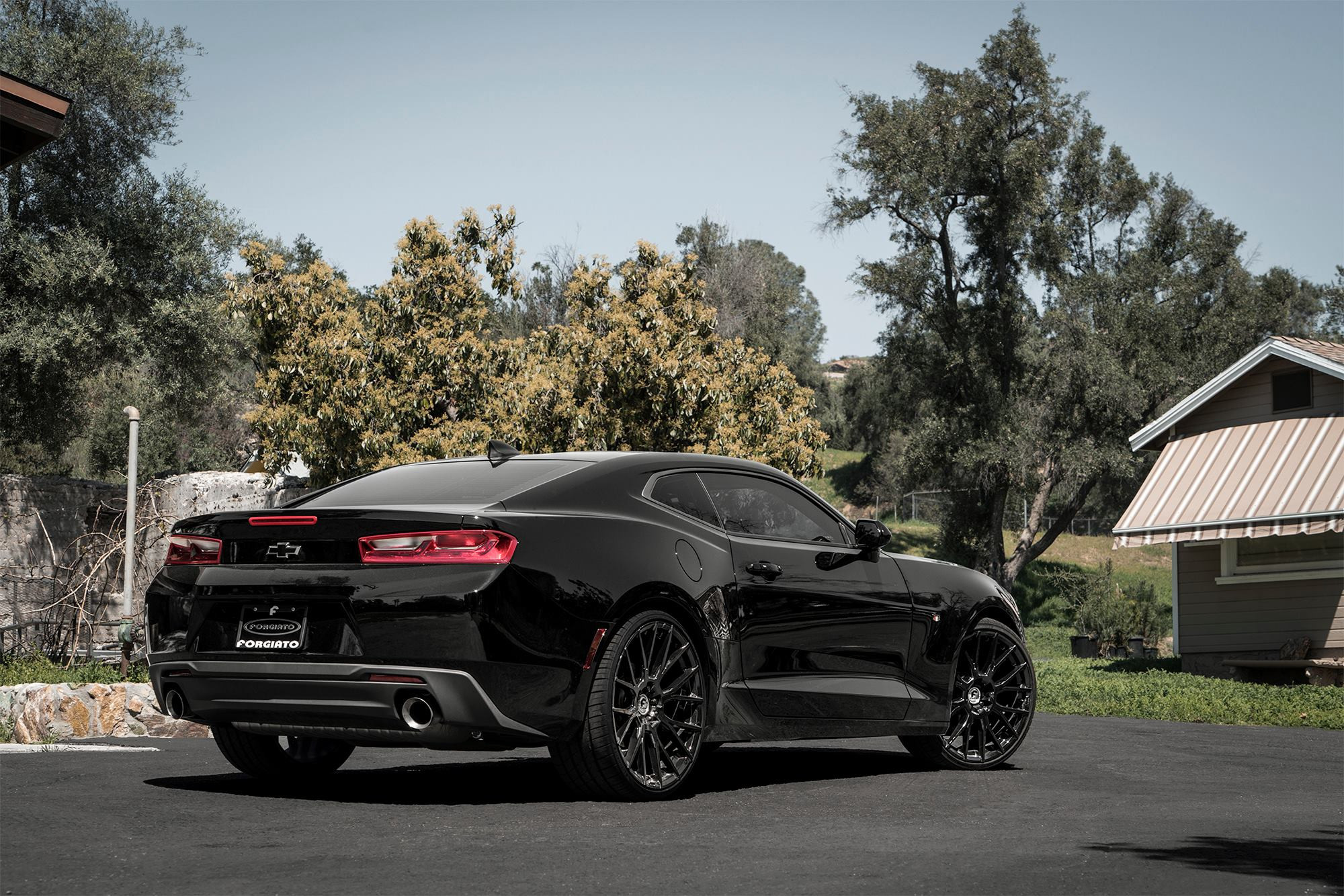 Black Chevy Camaro with Forgiato Wheels - Photo by Forgiato