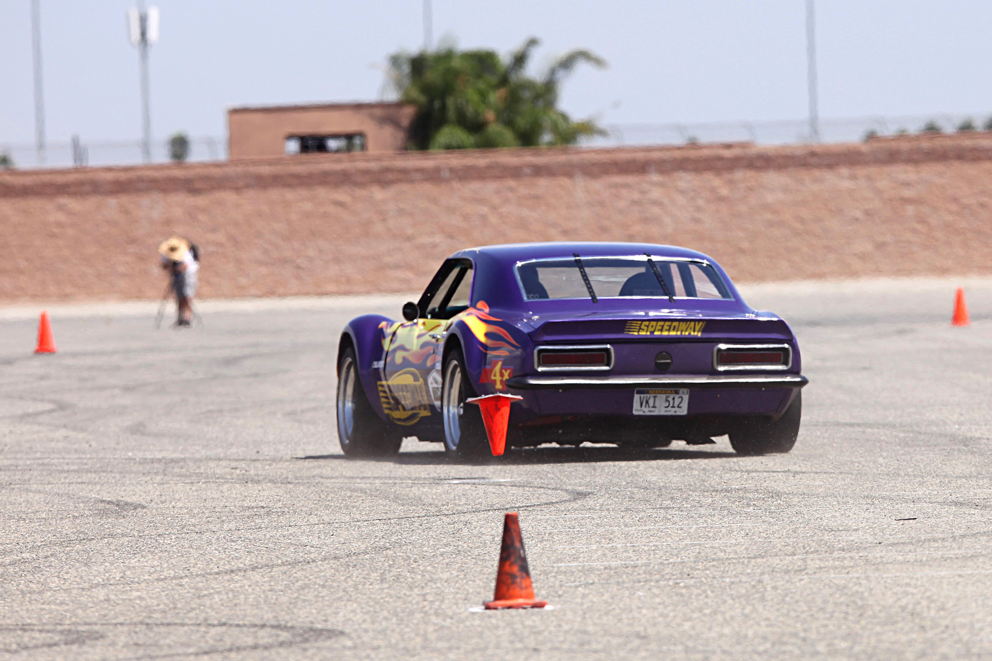 Purple Chevy Camaro with Aftermarket Rear Diffuser - Photo by Robert McGaffin