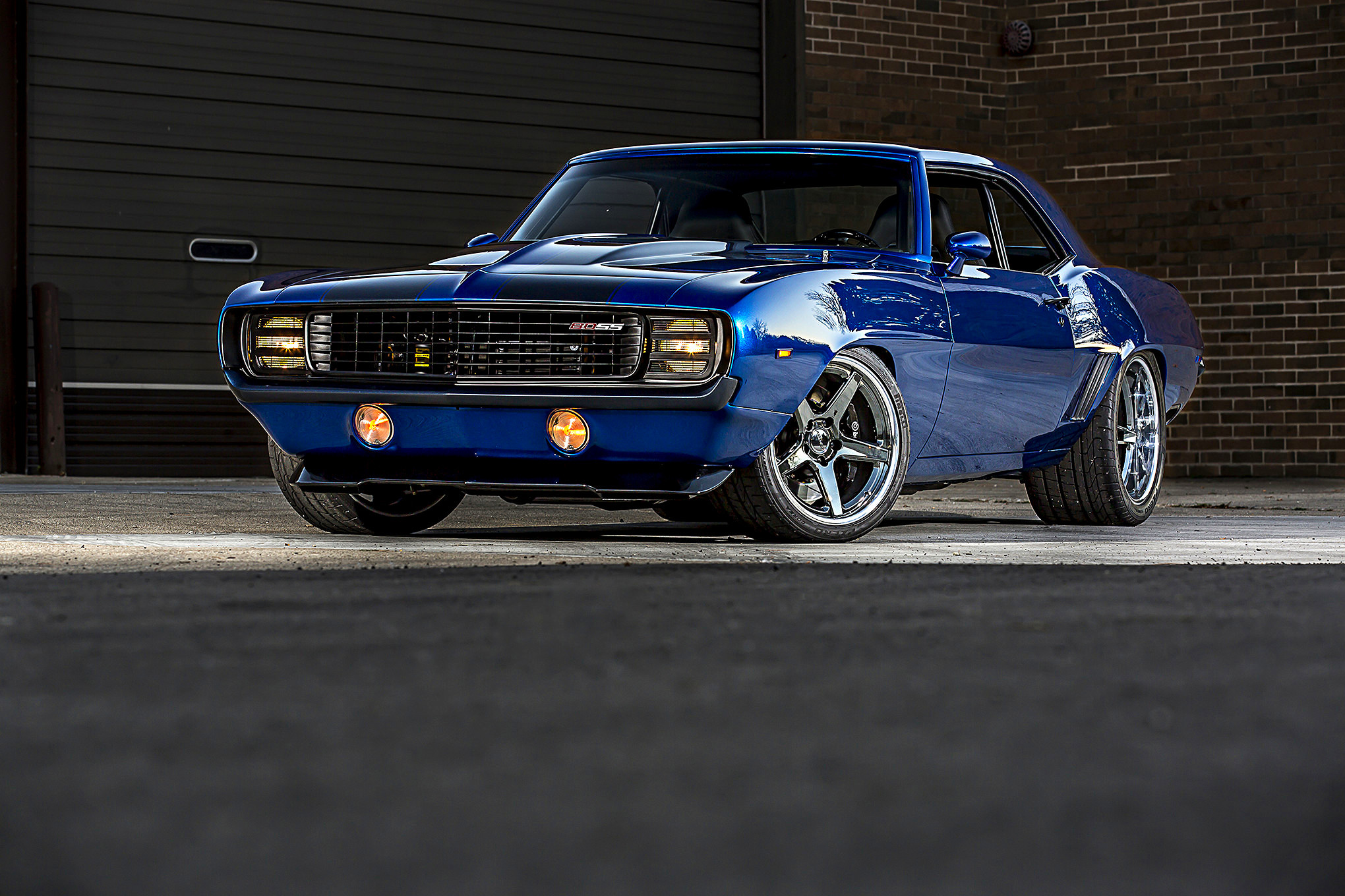 Blue Chevy Camaro on Pirelli Tires - Photo by Dominick Damato