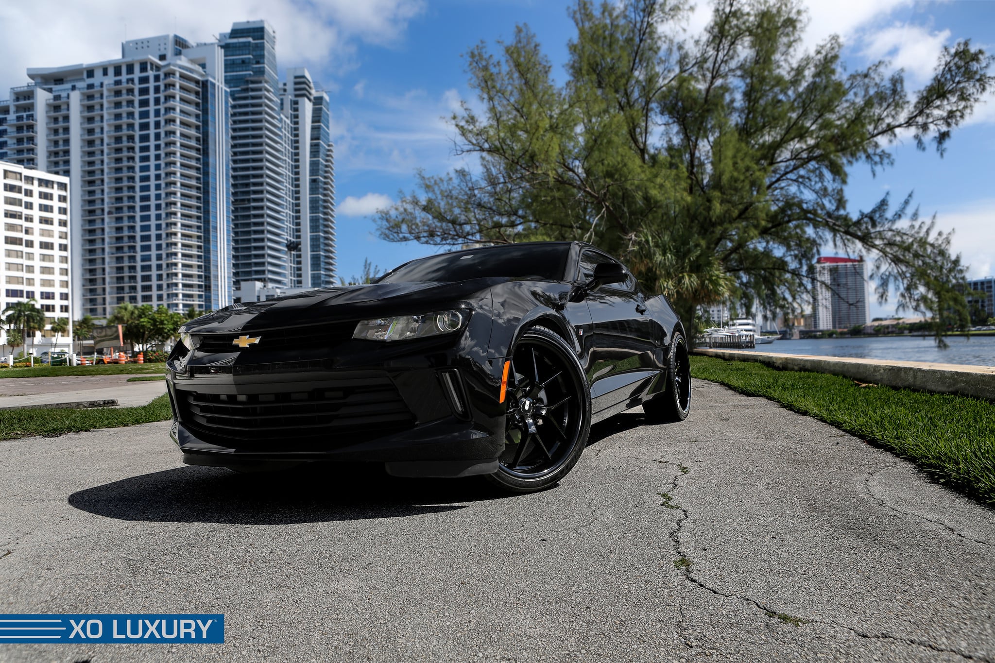 Staggered XO Athens Custom Rims on 6th gen Camaro - Photo by XO Luxury