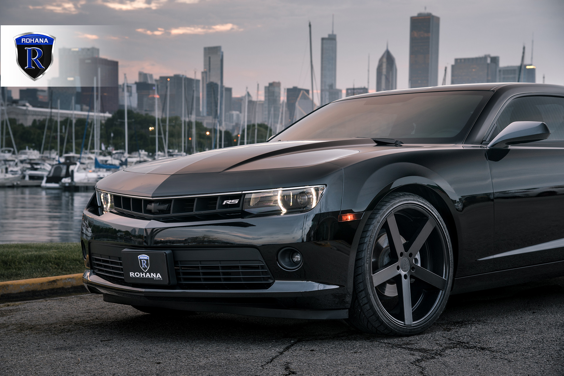 Chevy Camaro LED Halo Rings - Photo by Rohana Wheels