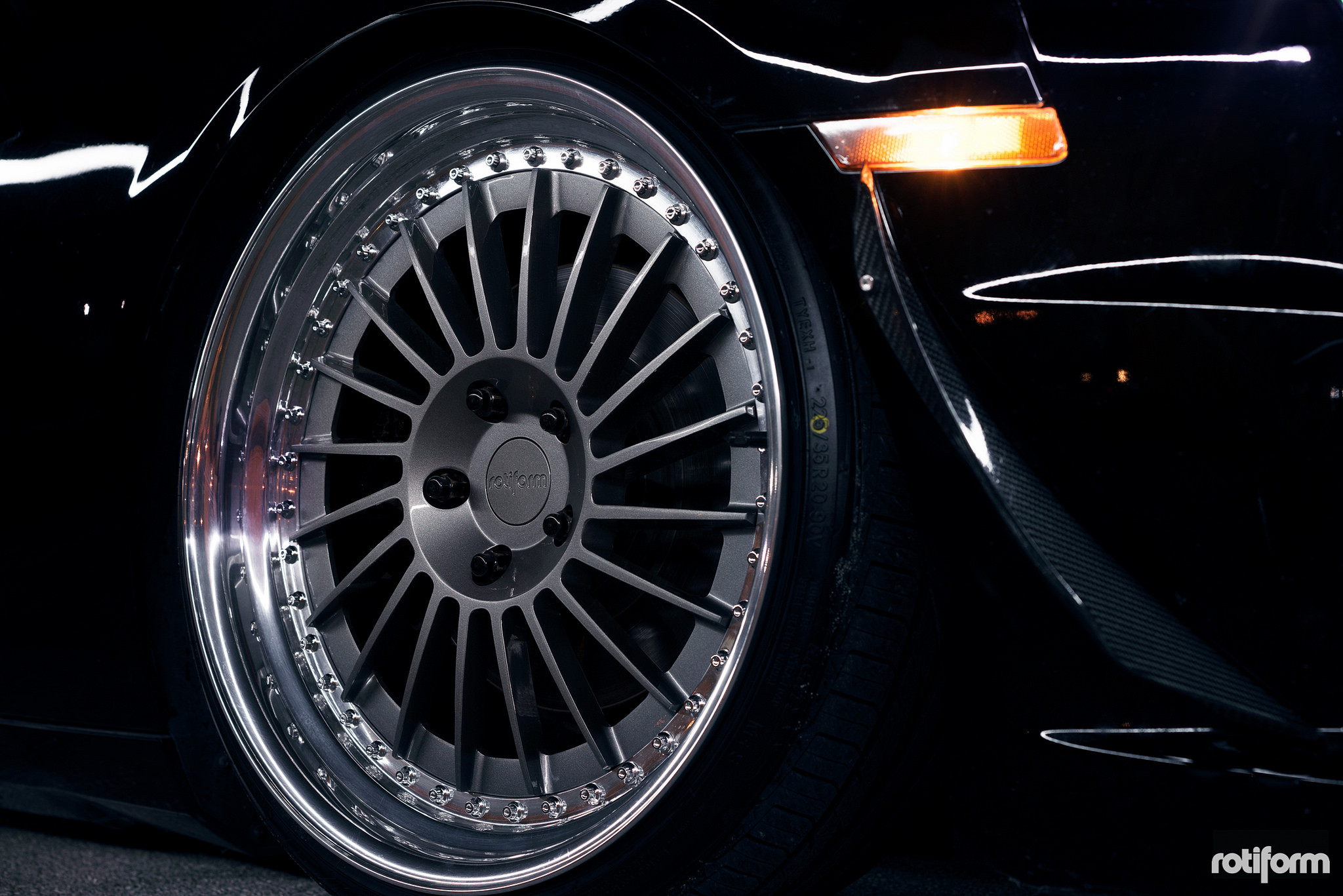 Rotiform 3-piece Modular Rims - Photo by Rotiform