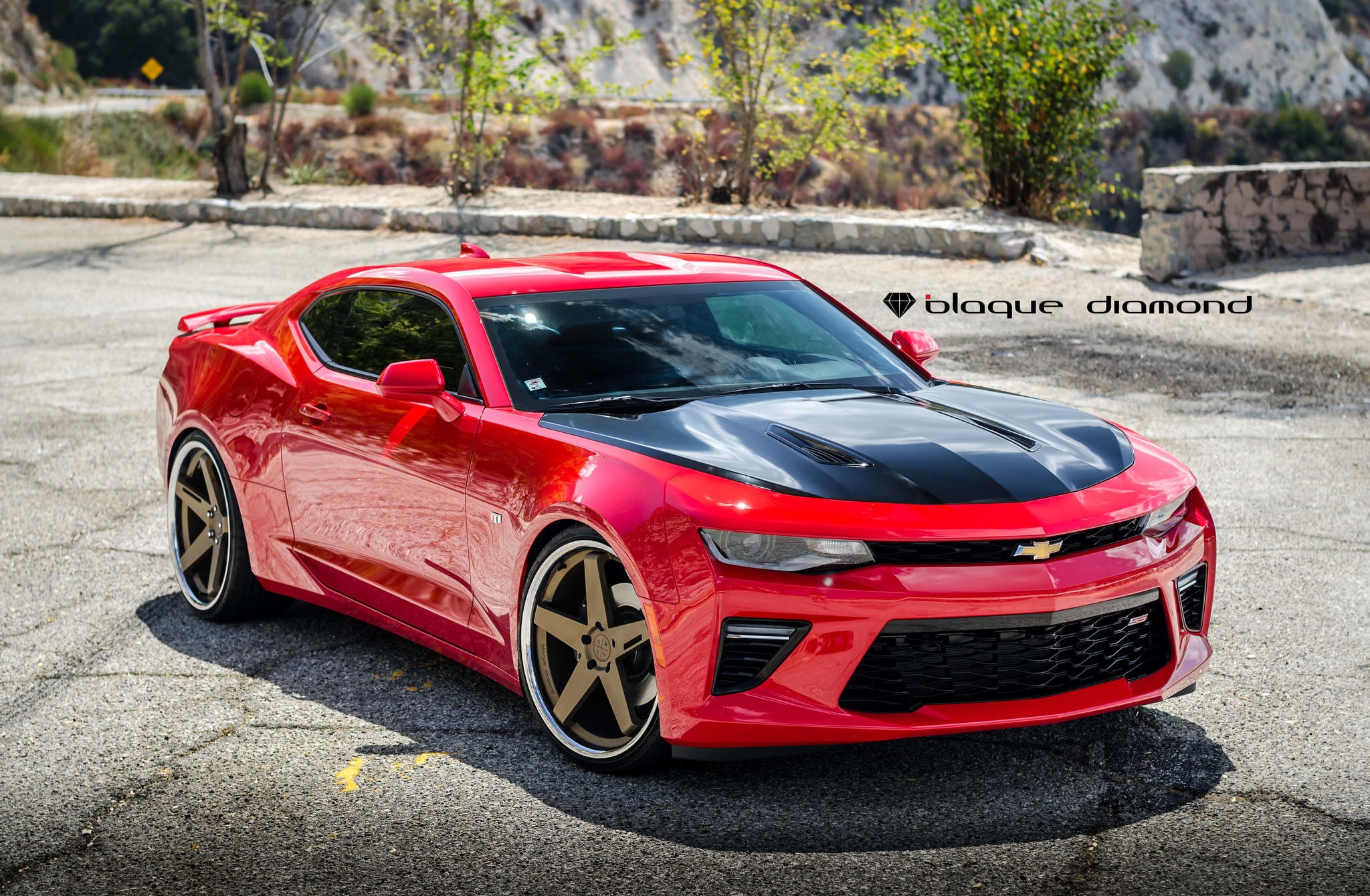 Red Rocket - Chevy Camaro SS on Black Diamond Rims - Photo by Black Diamond