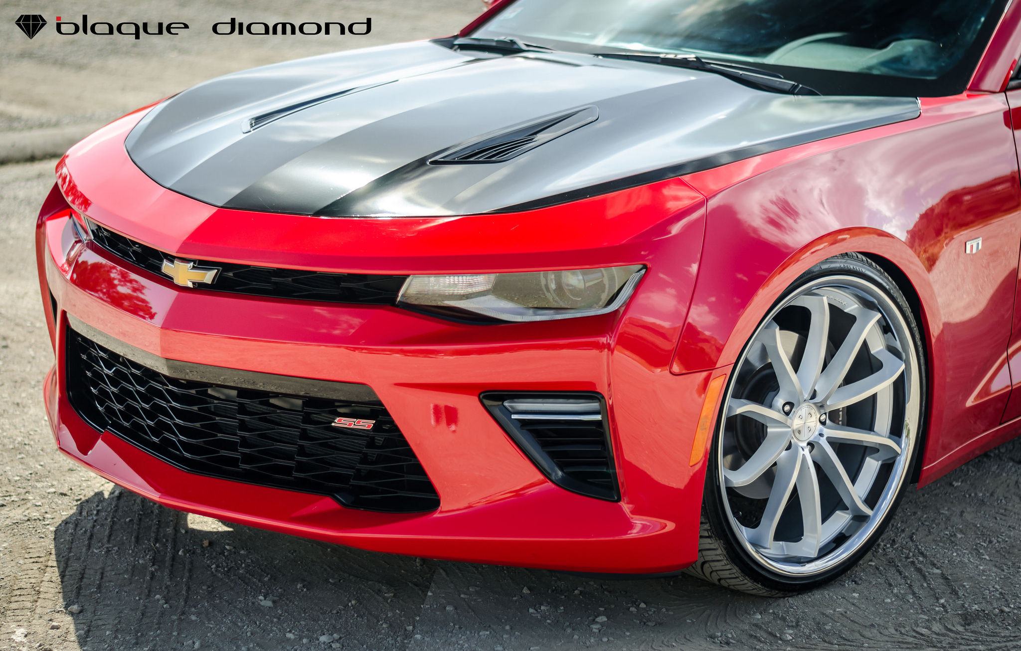 Chevy Camaro SS Front View - Photo by Black Diamond