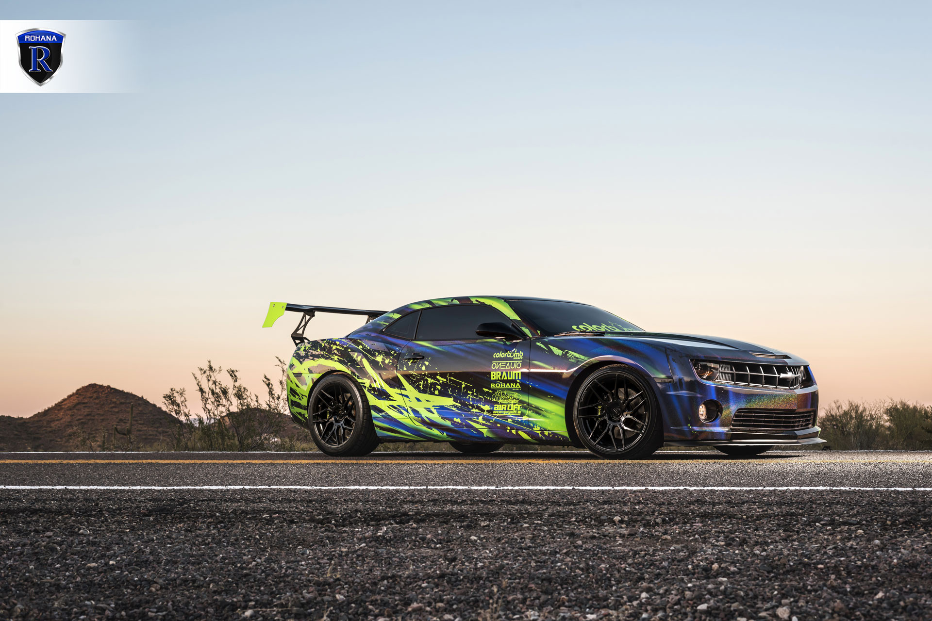 Chevy Camaro with Aftermarket Hood - Photo by Rohana