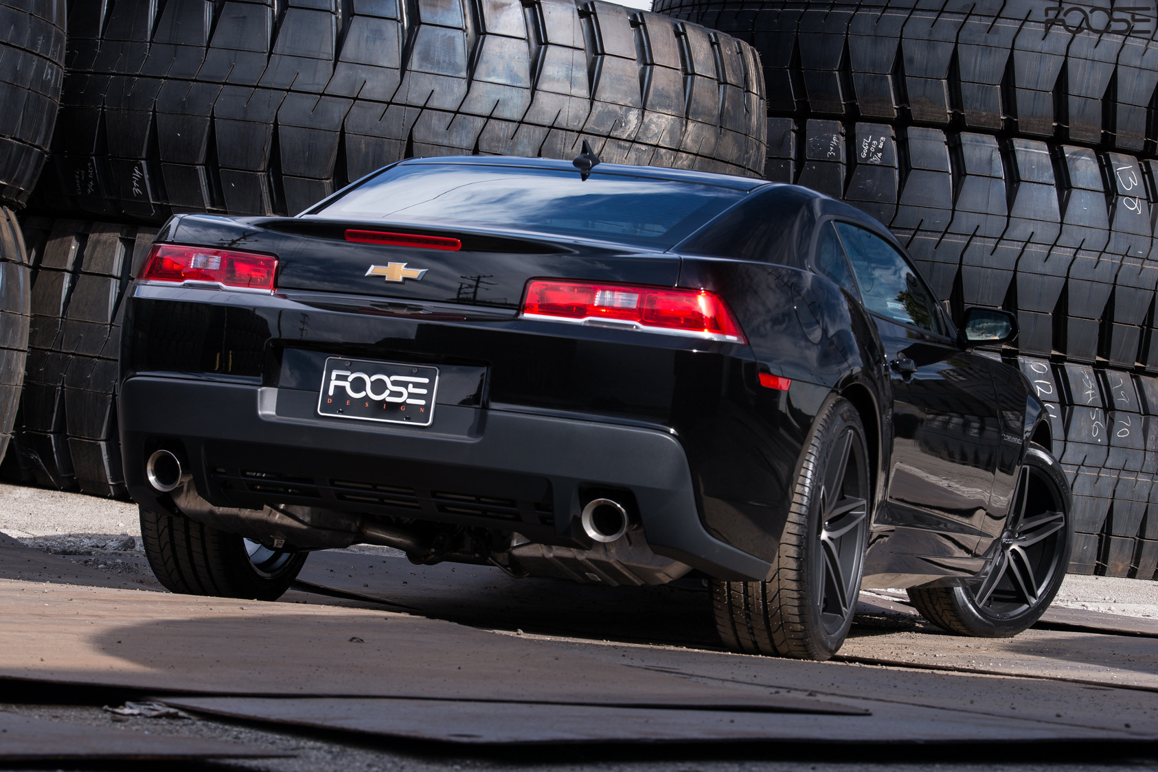 Chevy Camaro with Aftermarket Rear Diffuser - Photo by Foose