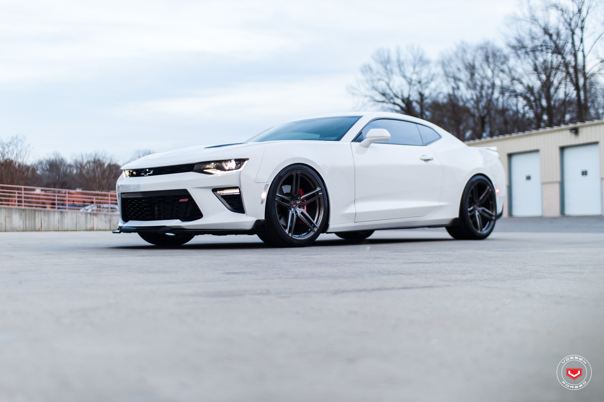 Custom White Chevy Camaro SS - Photo by Vossen
