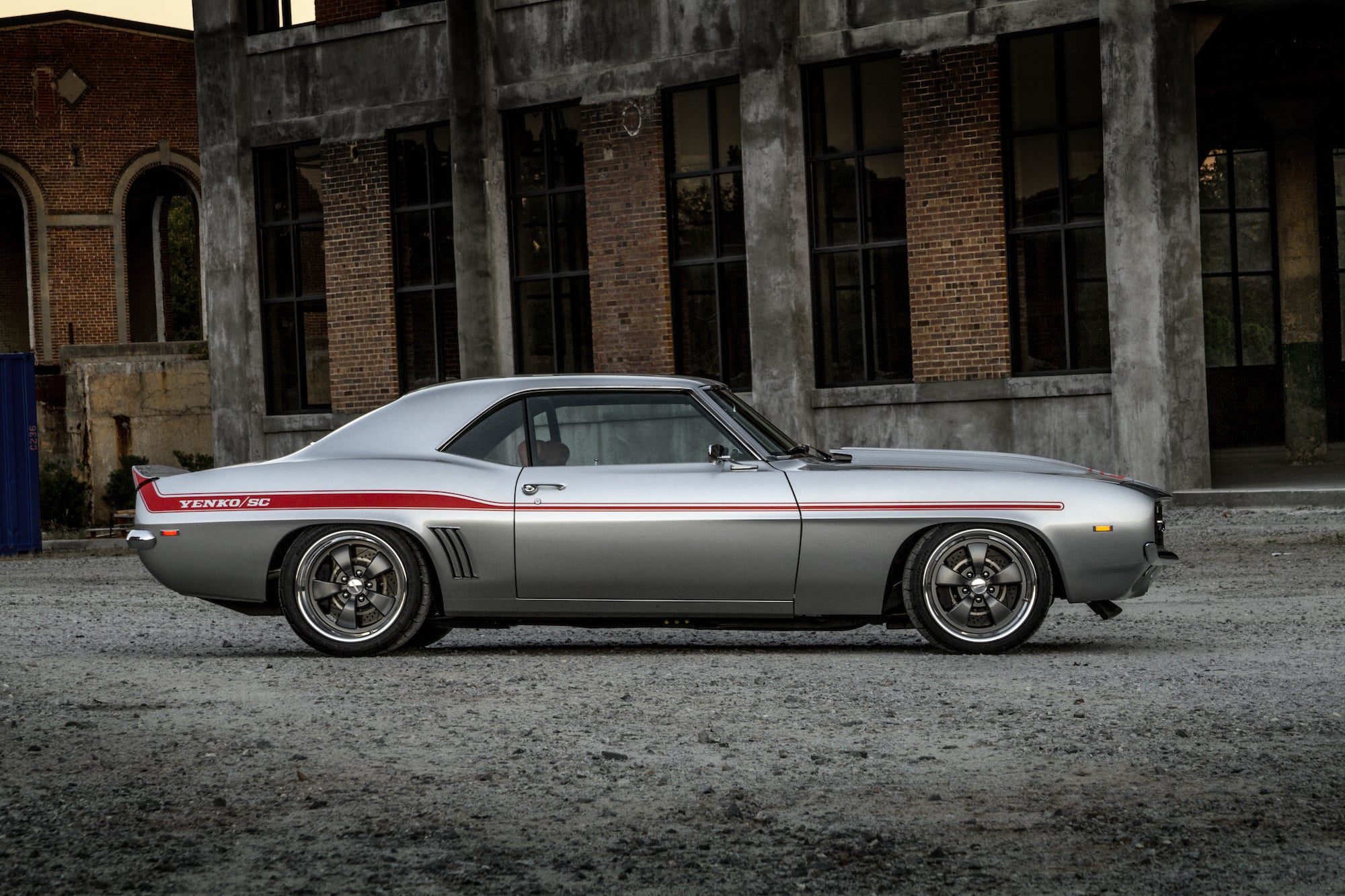 Gray Chevy Camaro Yenko SC Side Vents - Photo by Forgeline Motorsports