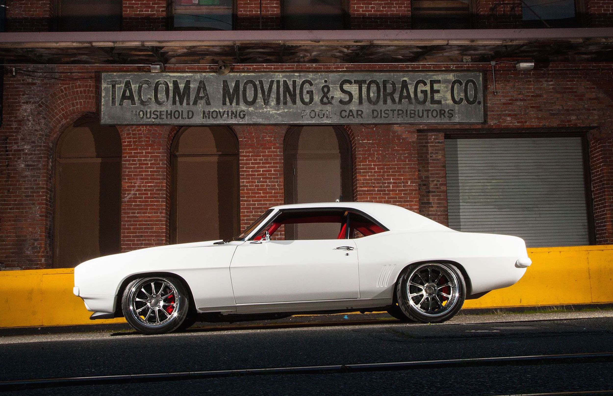 White Chevy Camaro with Chrome Forgeline Wheels - Photo by Forgeline Motorsports