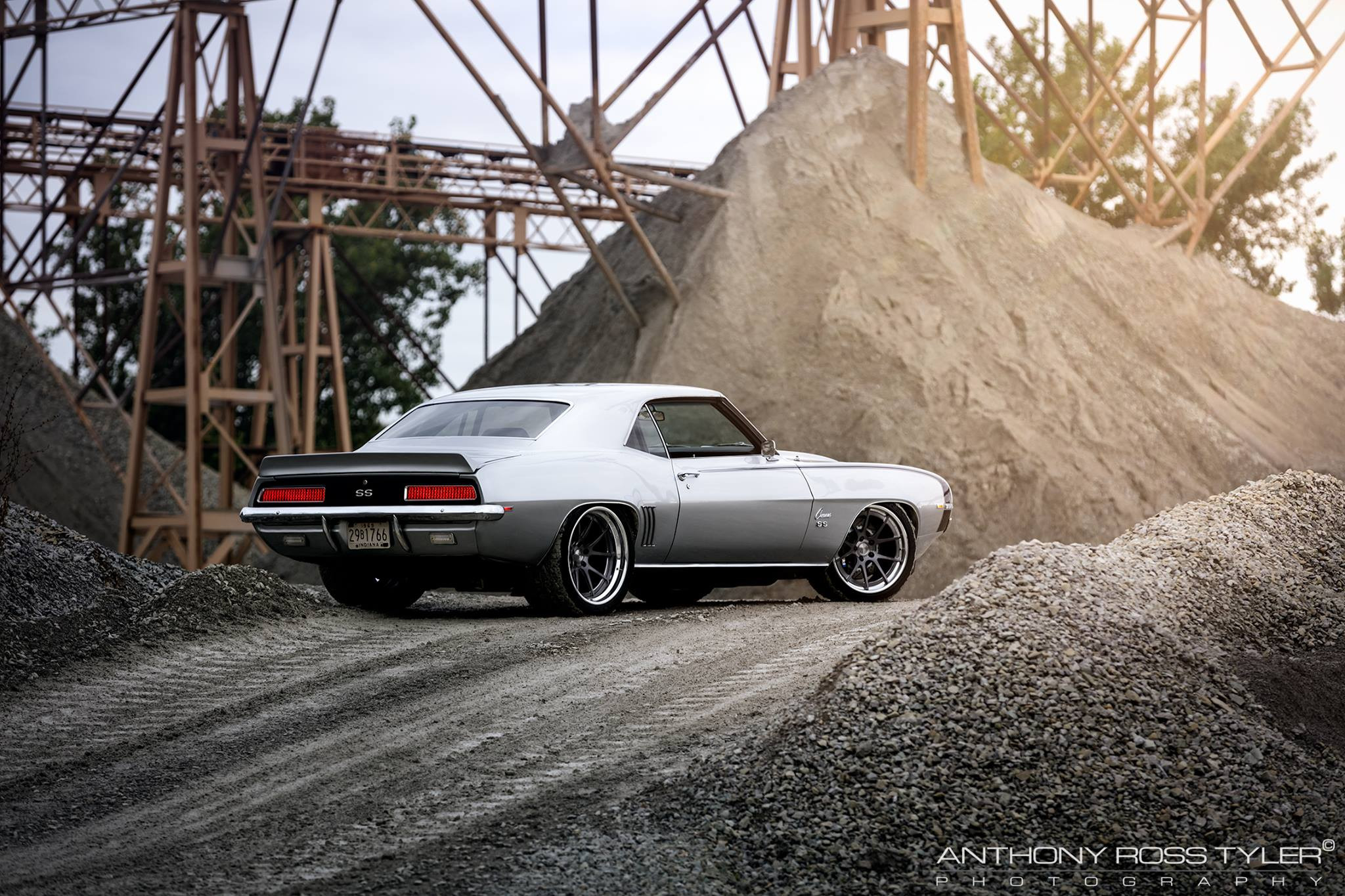 Gray Chevy Camaro SS with Rear Lip Spoiler - Photo by Forgeline Motorsports