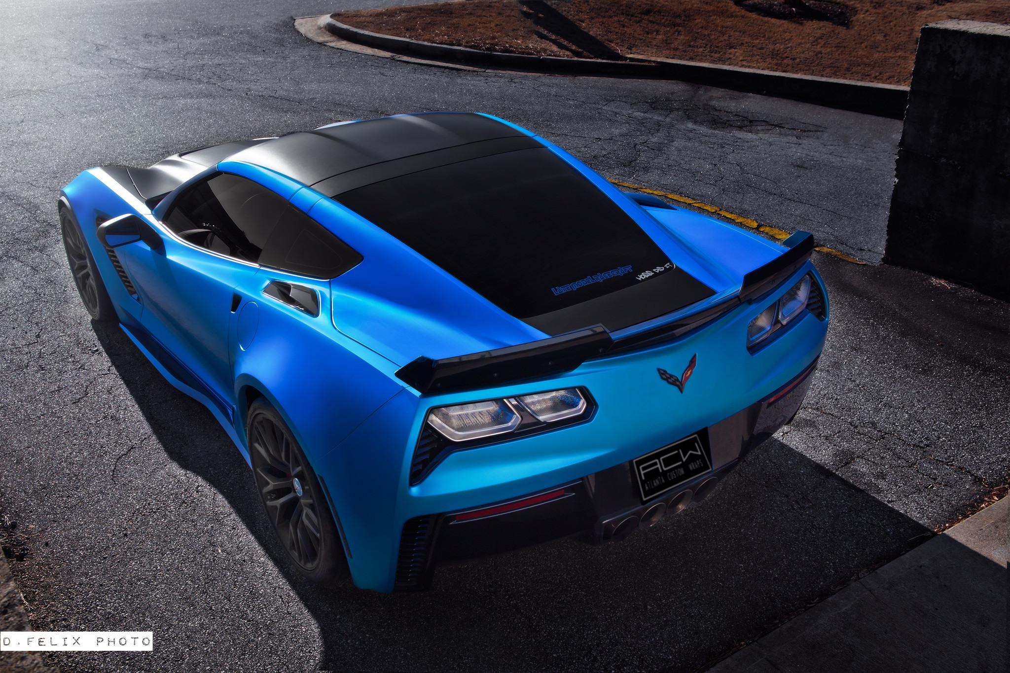 Corvette C7 With Black Top and Hood - Photo by D.FelixPhoto