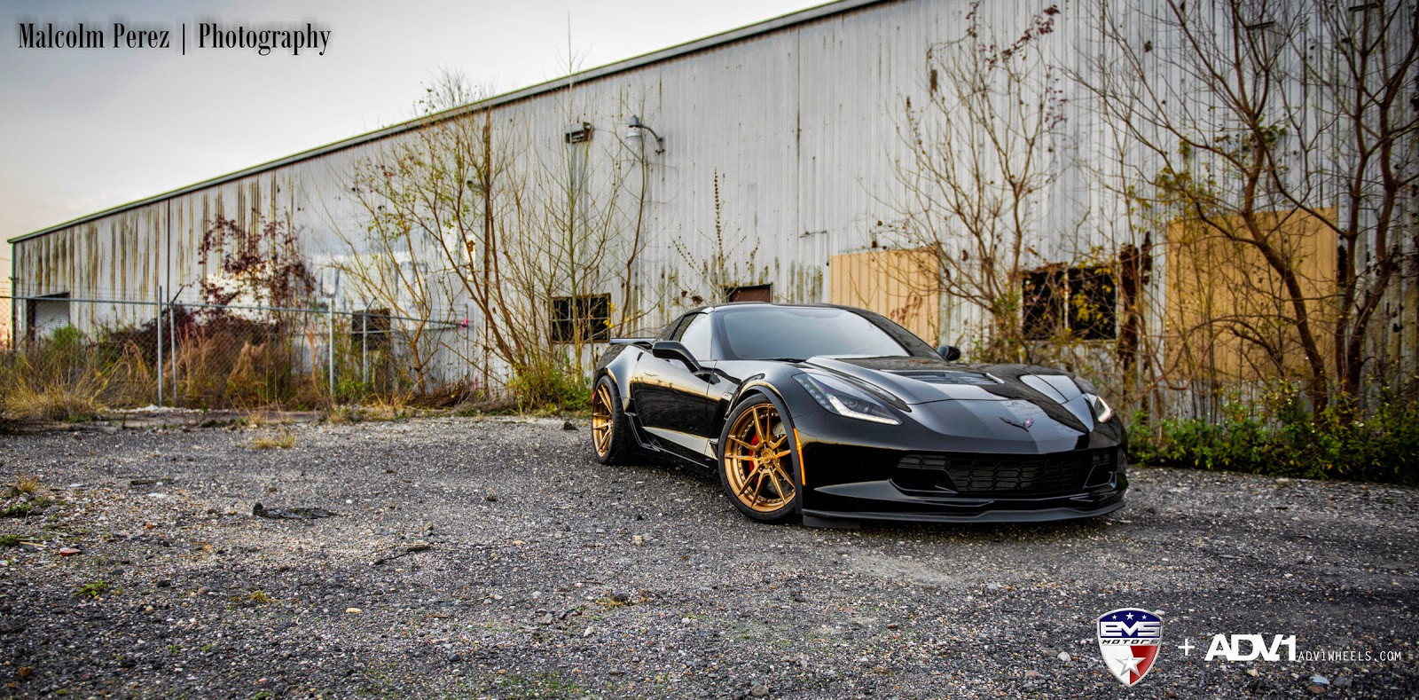 Black Chevy Corvette C7 Malcolm Perez Photography - Photo by ADV1